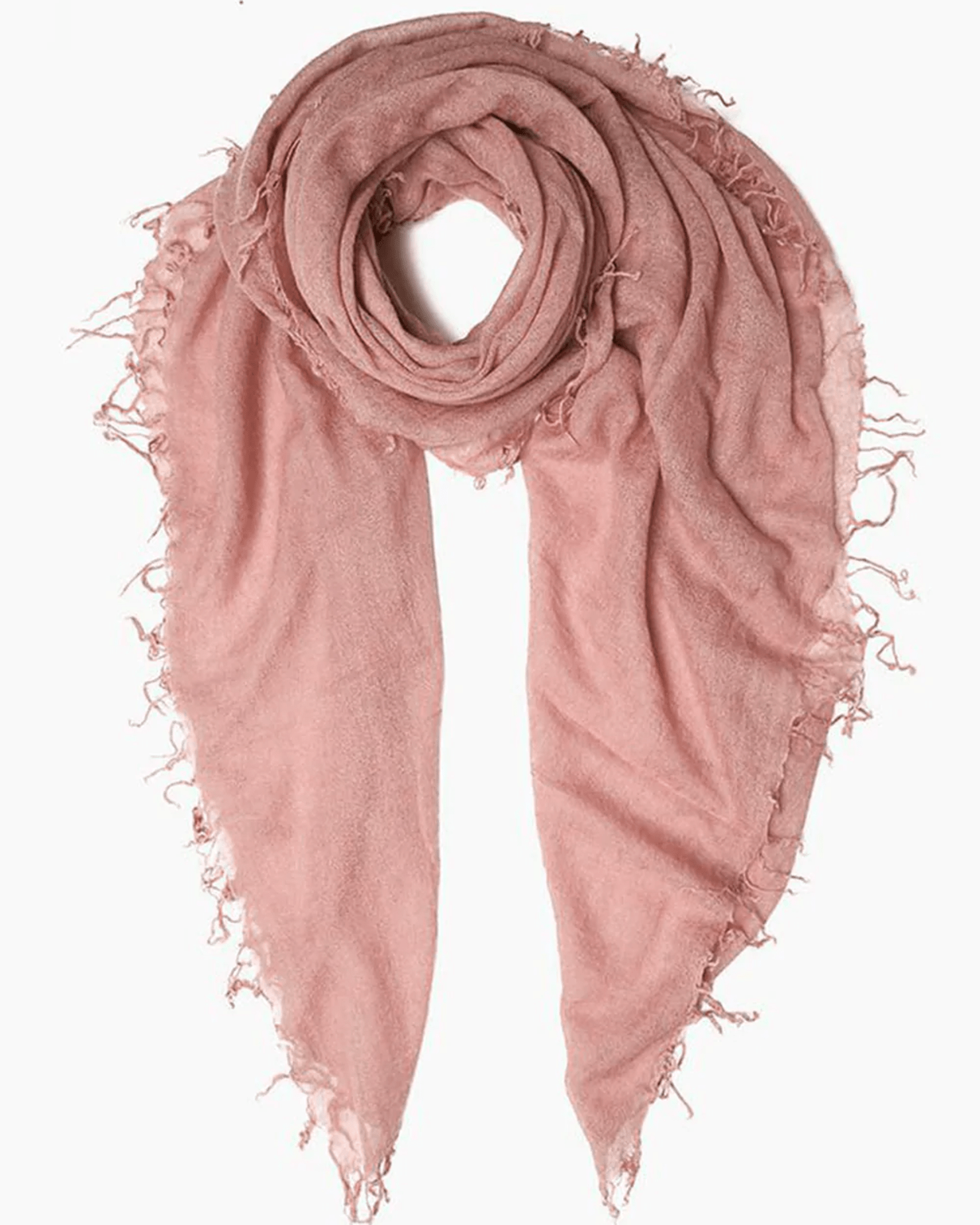 Cashmere & Silk Scarf in Woodrose