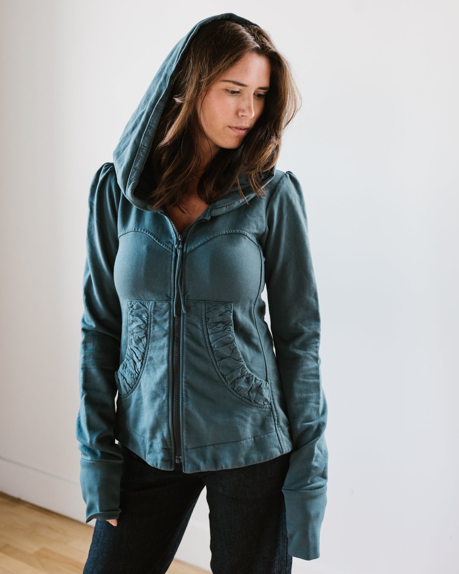 Cloak Hoodie in Atlantic