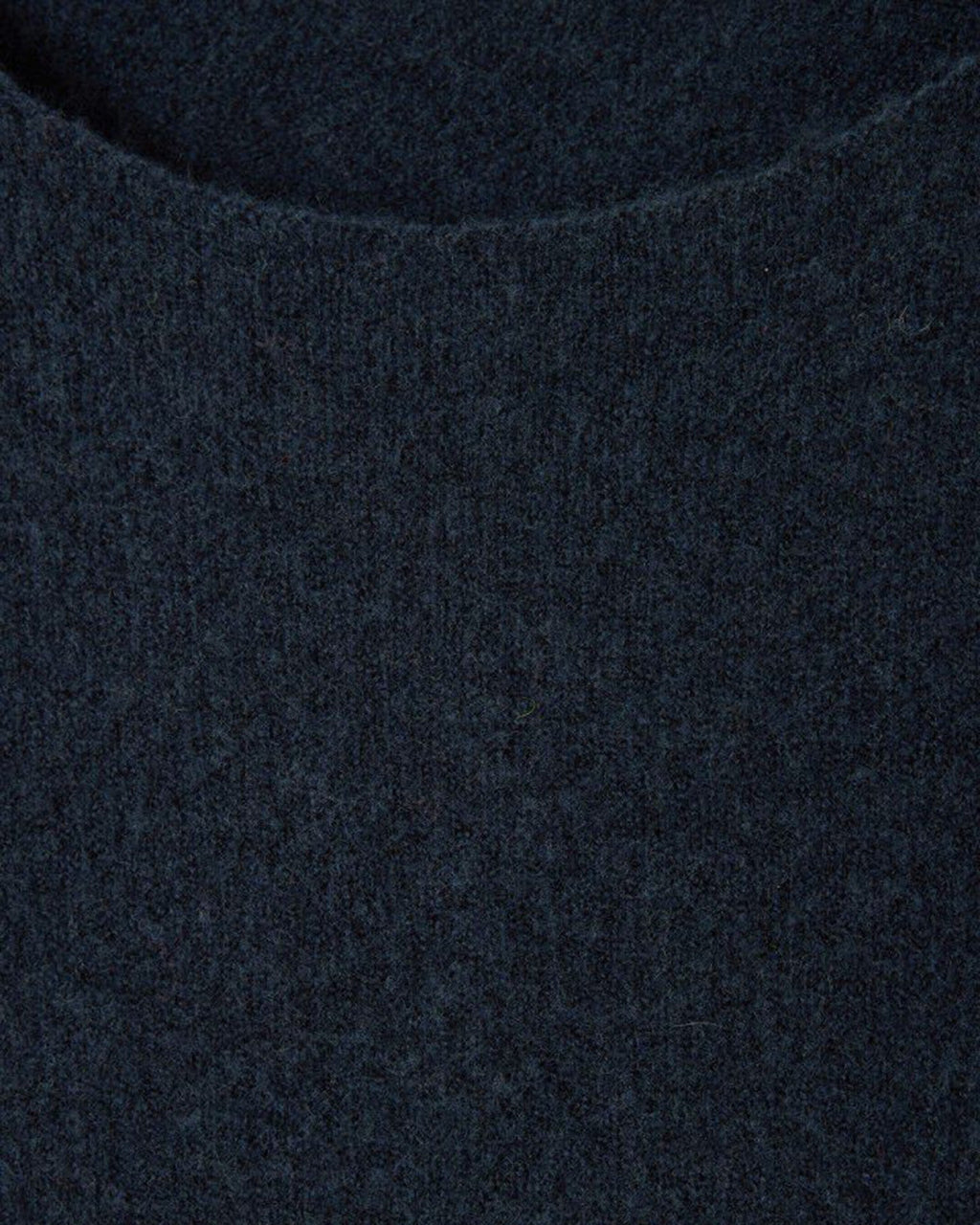 Damsville Wide Scoop Sweater in Navy Blue Chine Noir