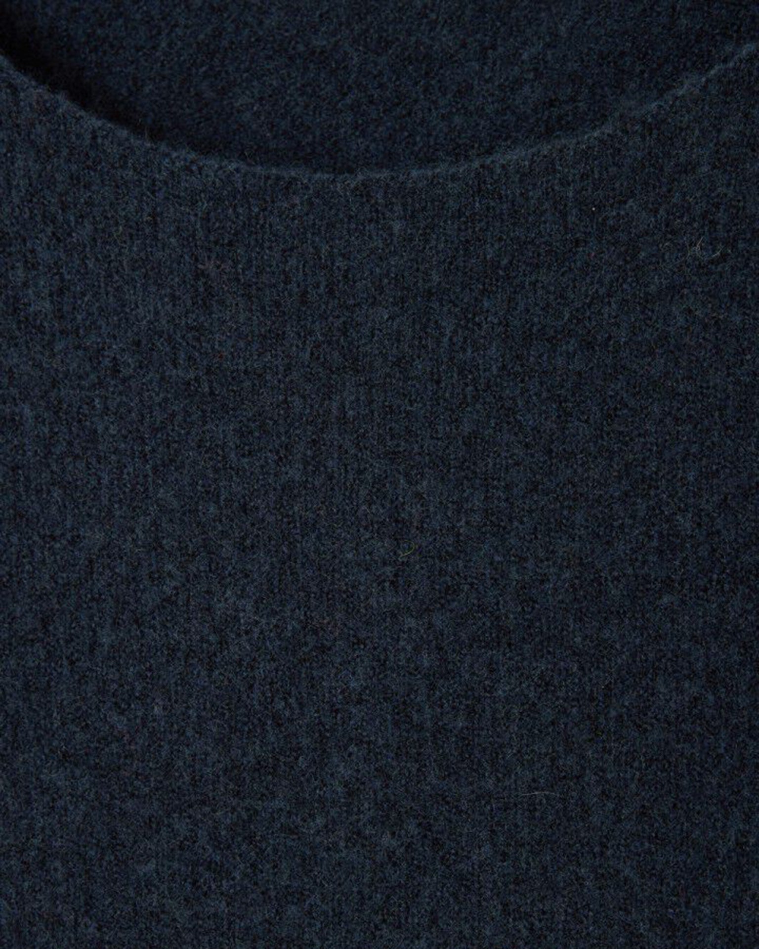 Damsville Wide Scoop Sweater in Navy Blue Chine Noir
