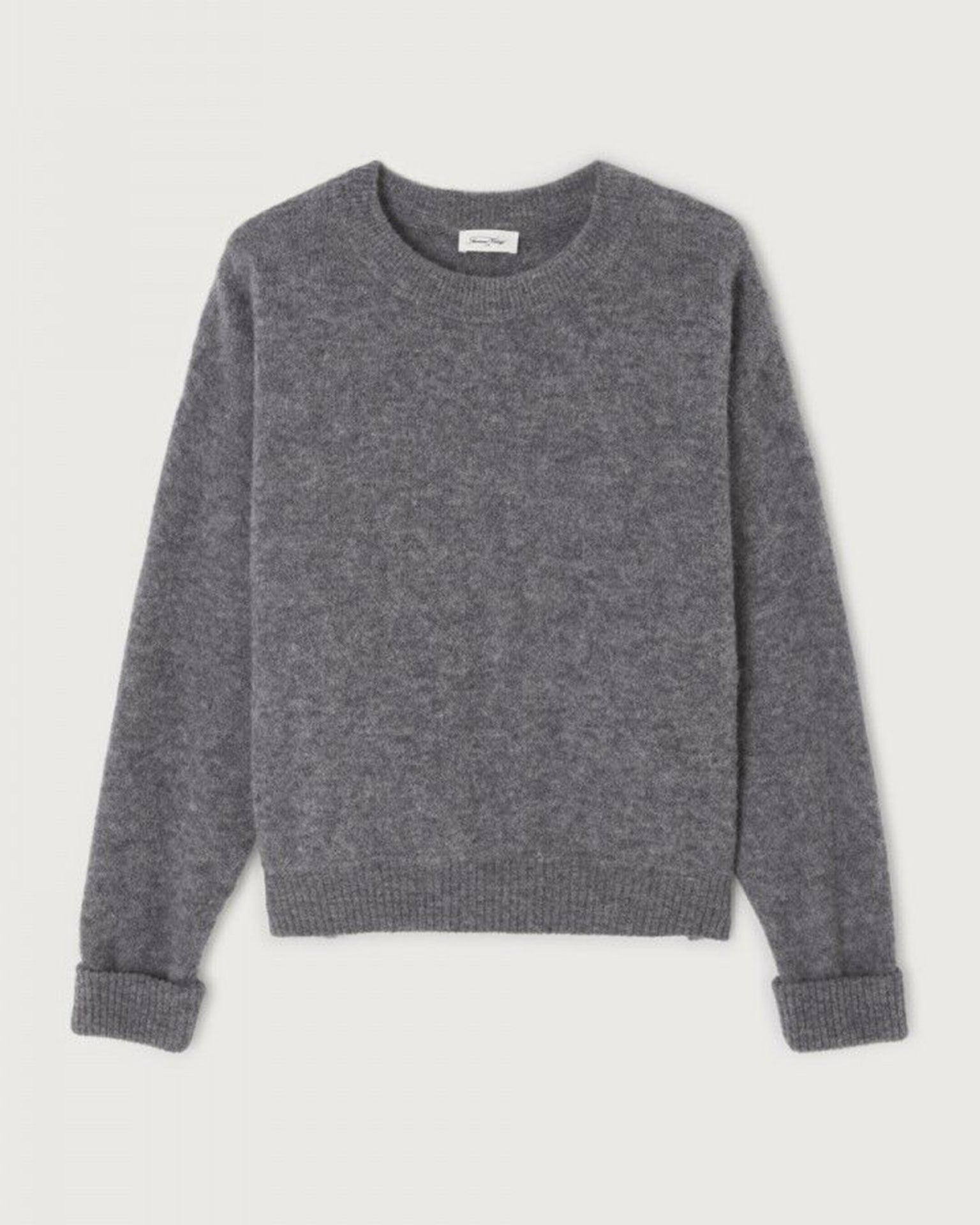 Vito Crewneck Sweater in Acier Chine