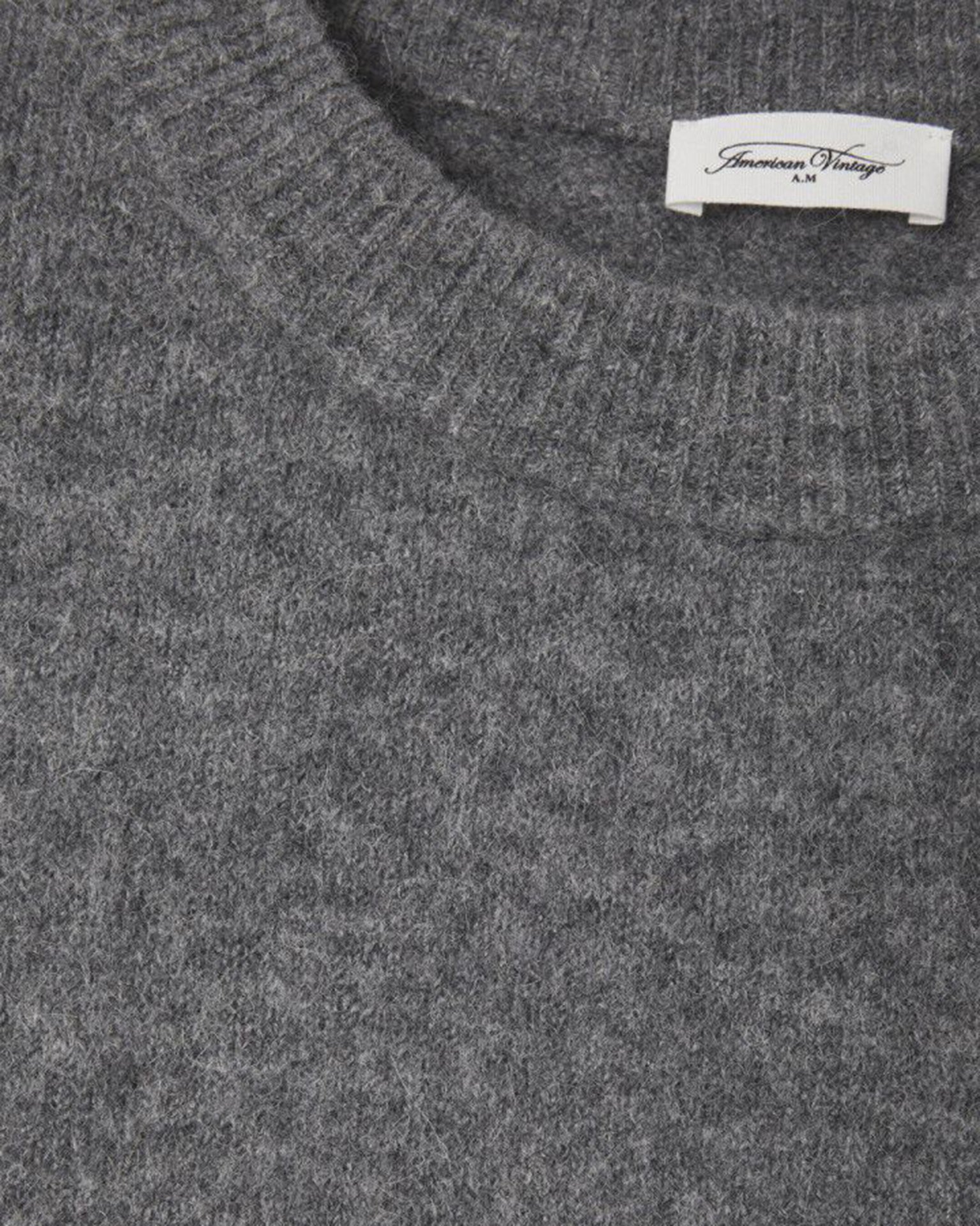 Vito Crewneck Sweater in Acier Chine