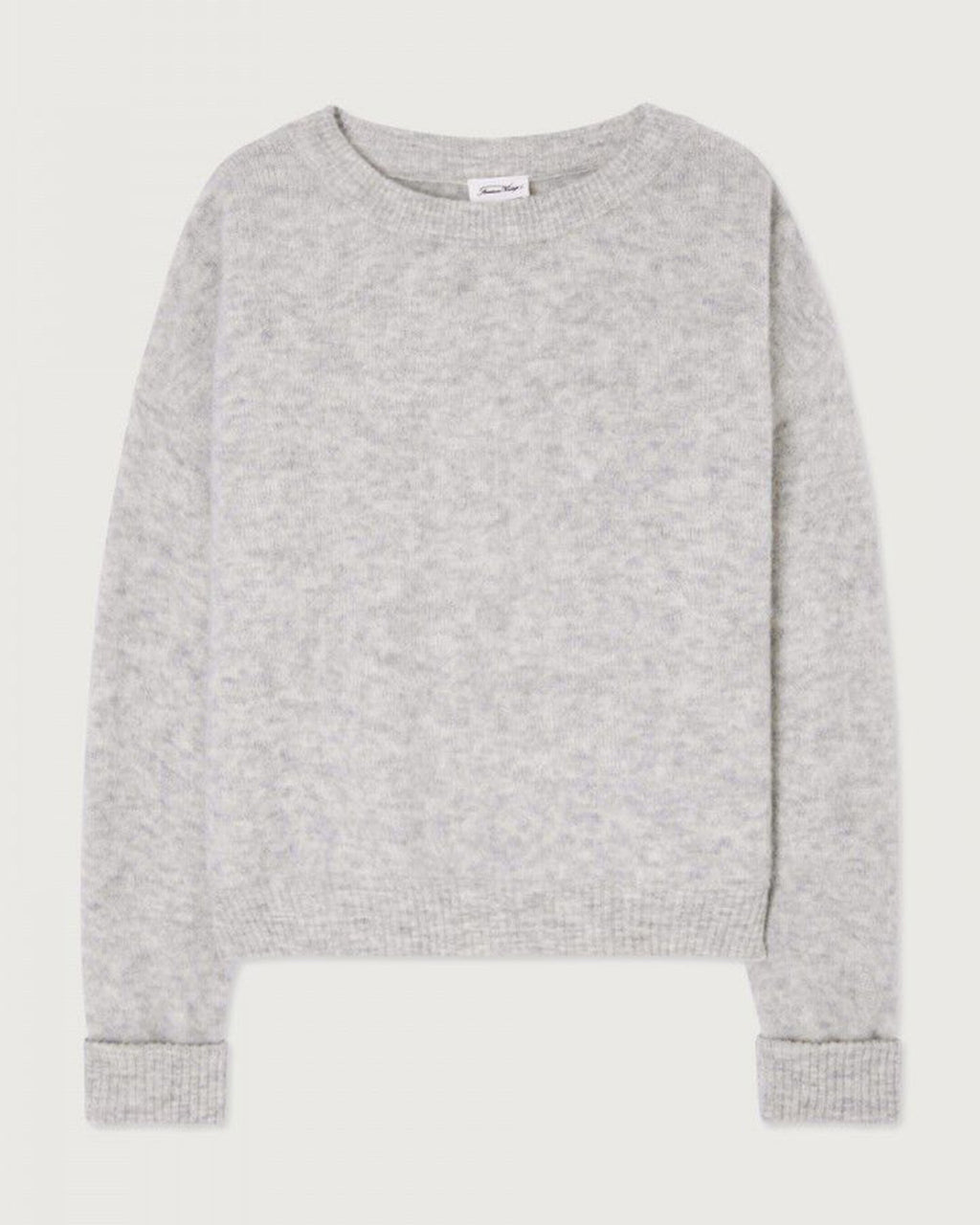 Vito Crewneck Sweater in Gris Clair Chine