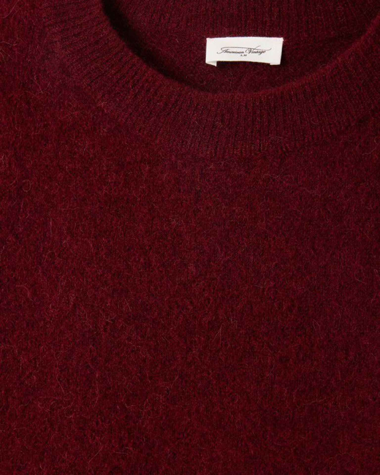 Vito Crewneck Sweater in Grenat Chine