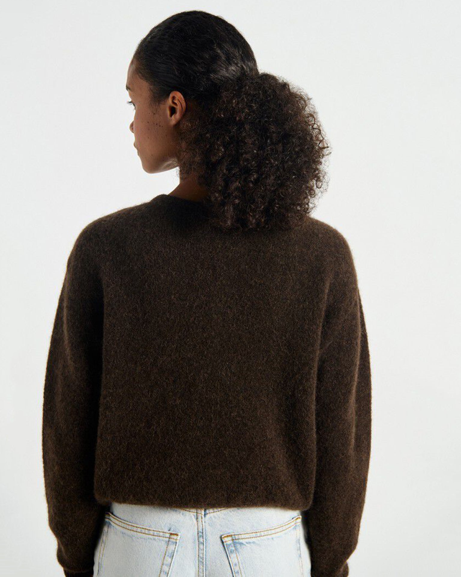 Vito Cardigan in Cafe Chine