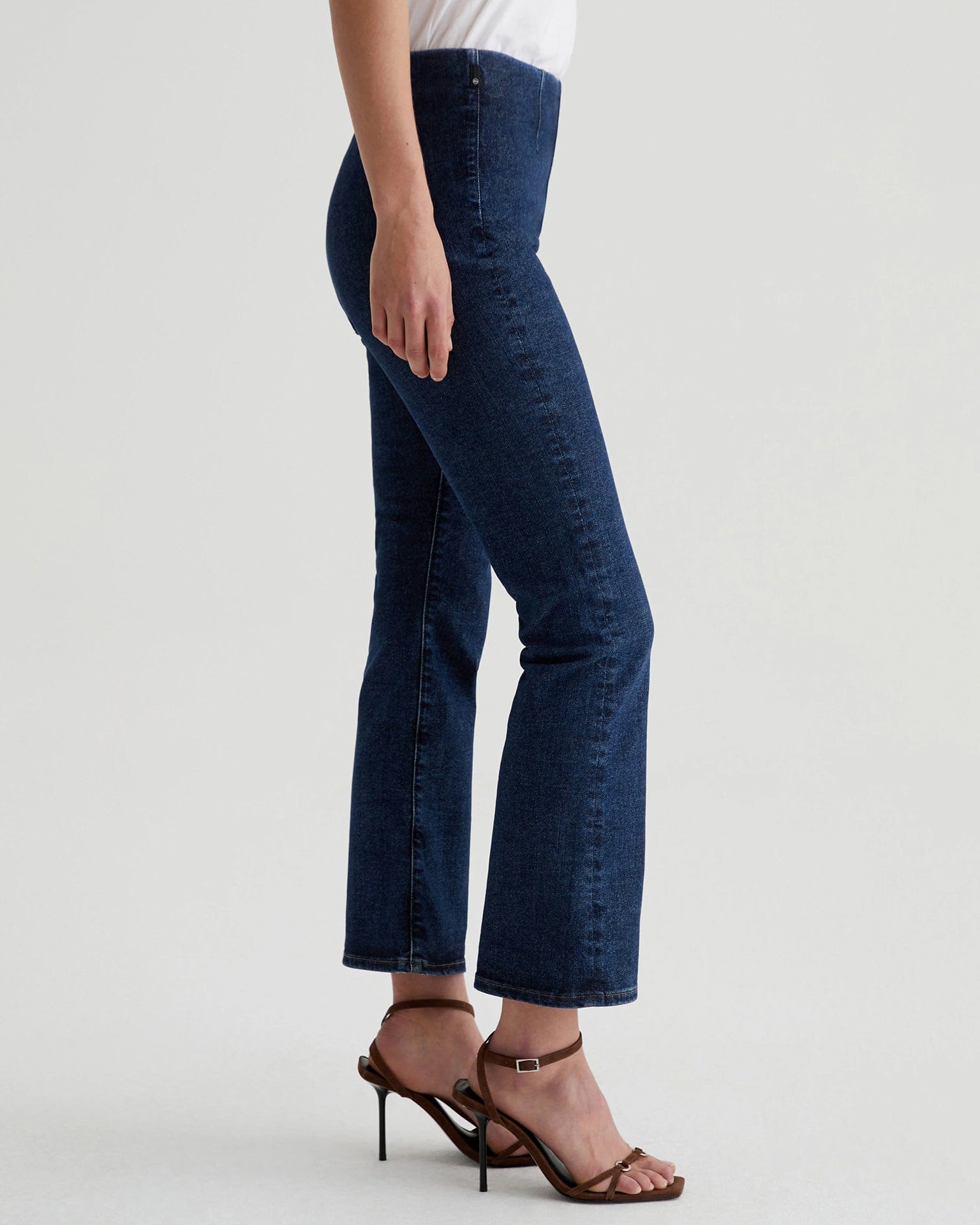 Farrah Boot Crop Pull On in Hyacinth