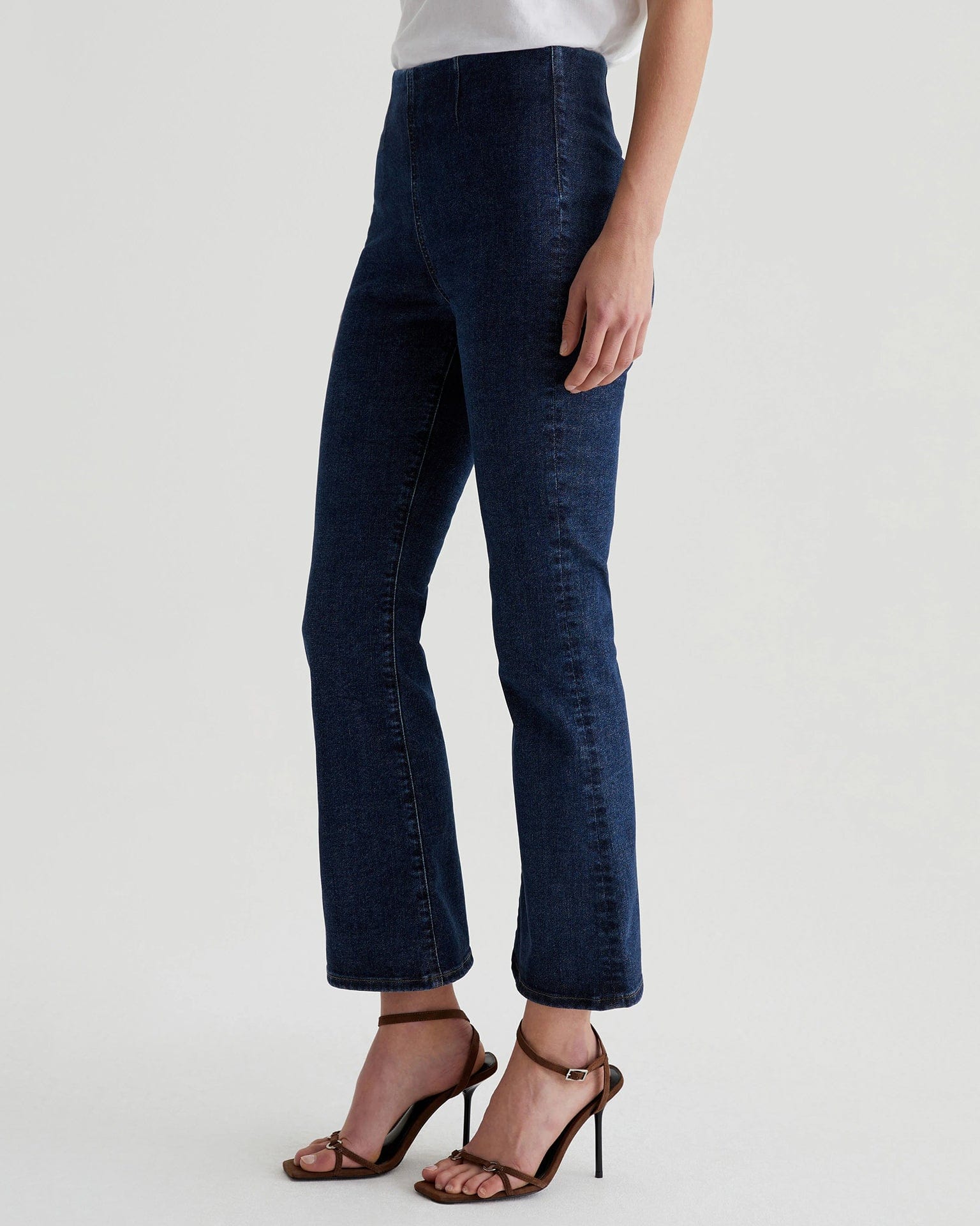 Farrah Boot Crop Pull On in Hyacinth
