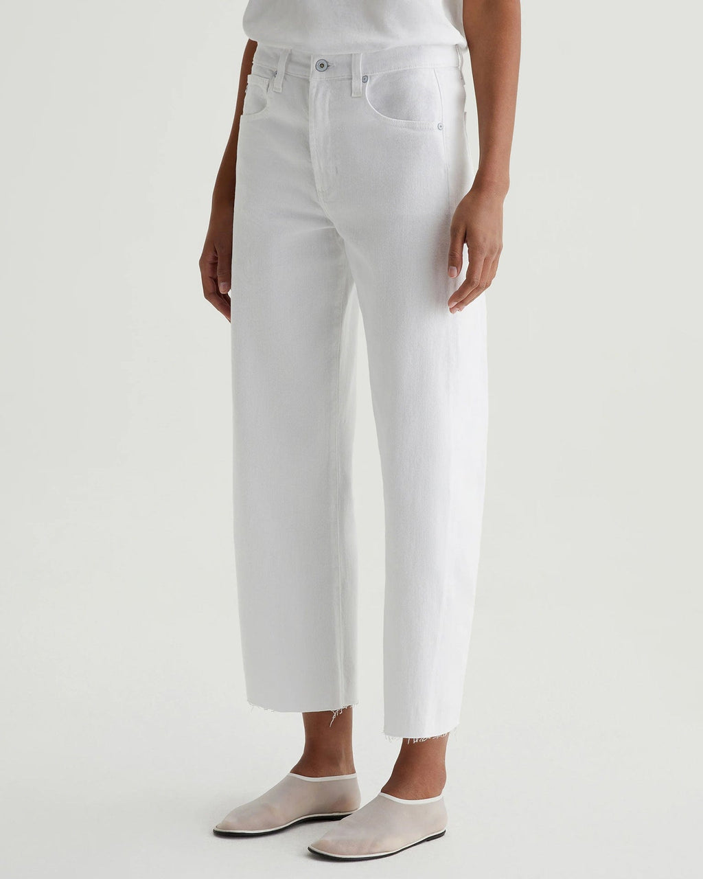 Hattie Crop in Gallery White