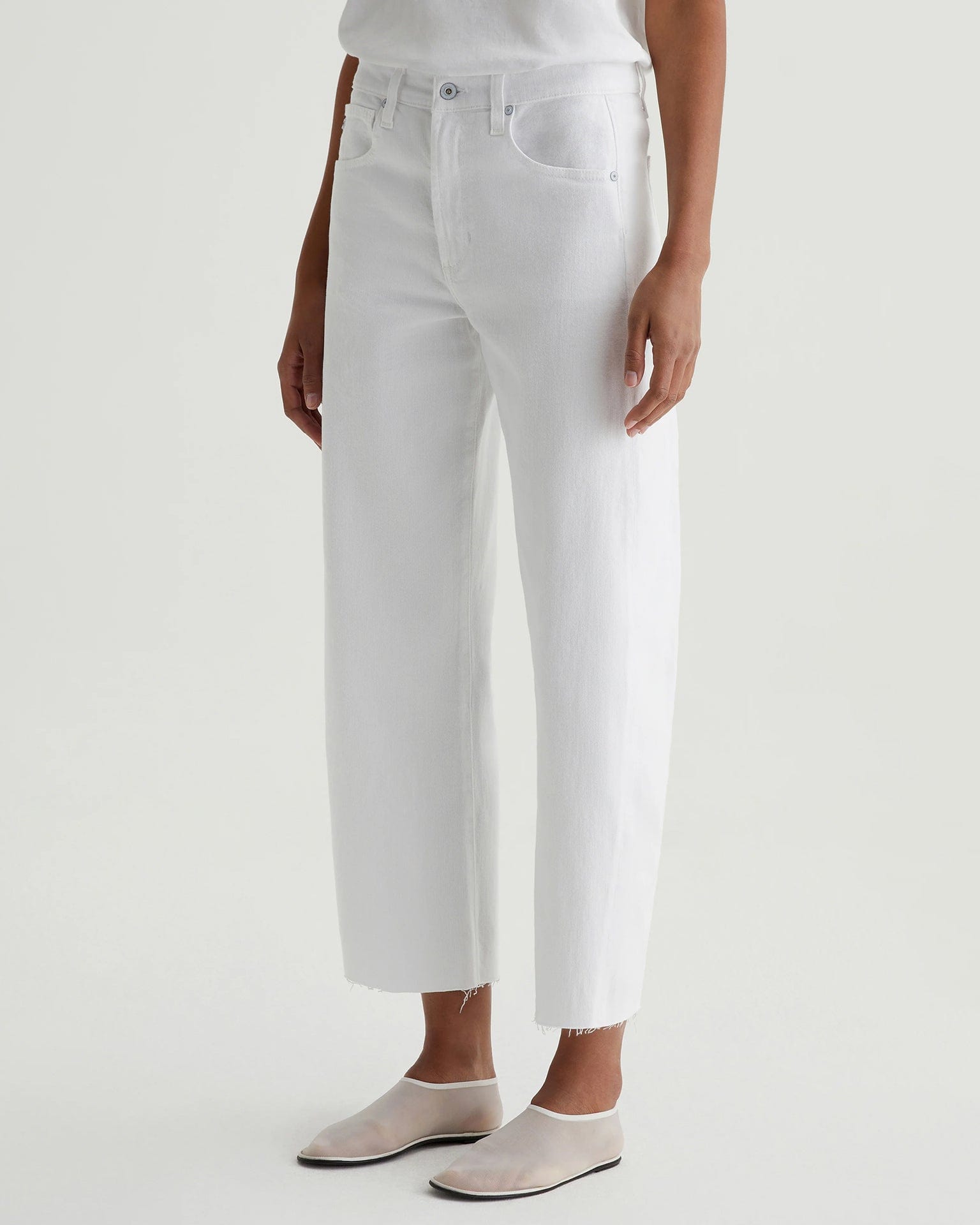 Hattie Crop in Gallery White