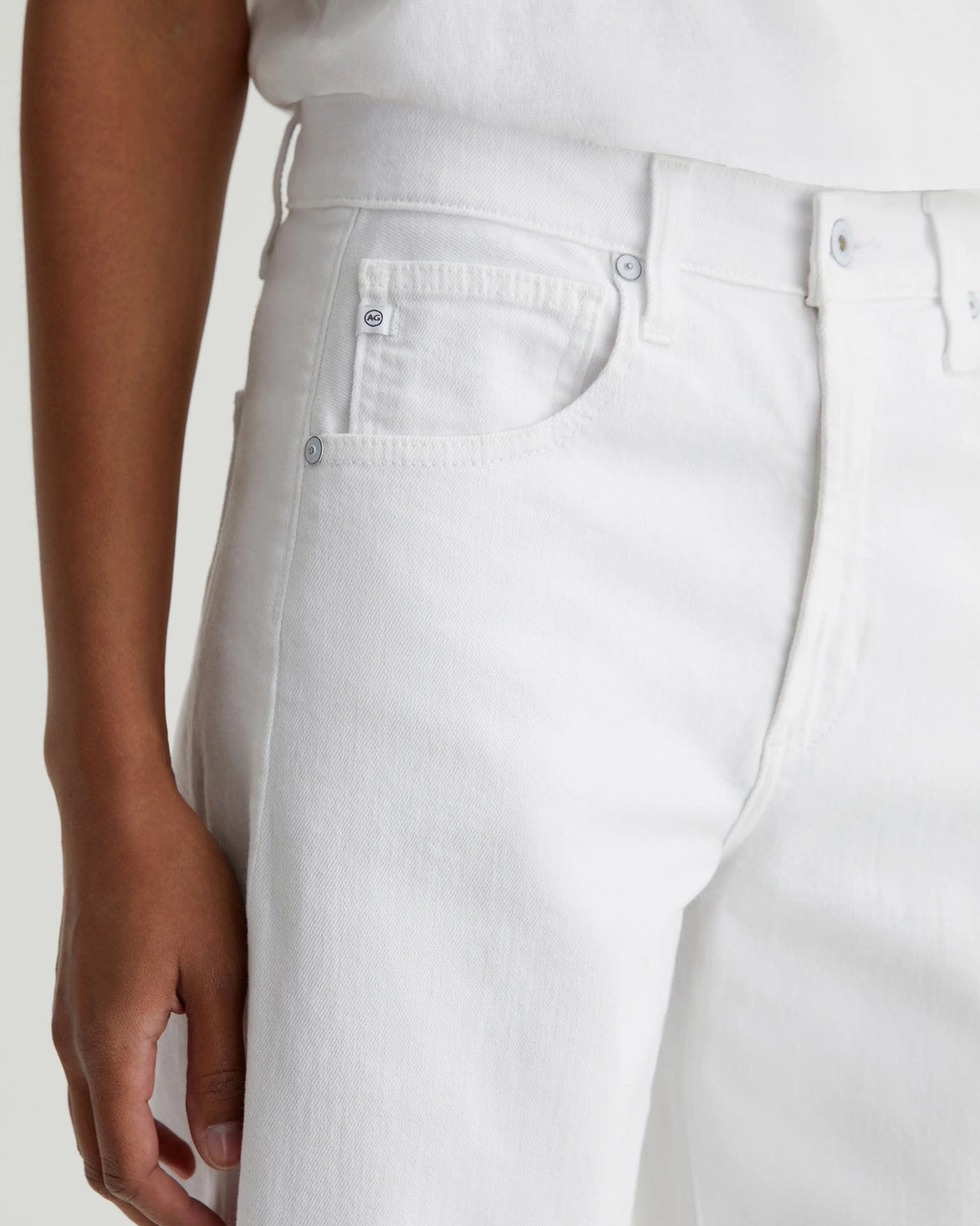 Hattie Crop in Gallery White