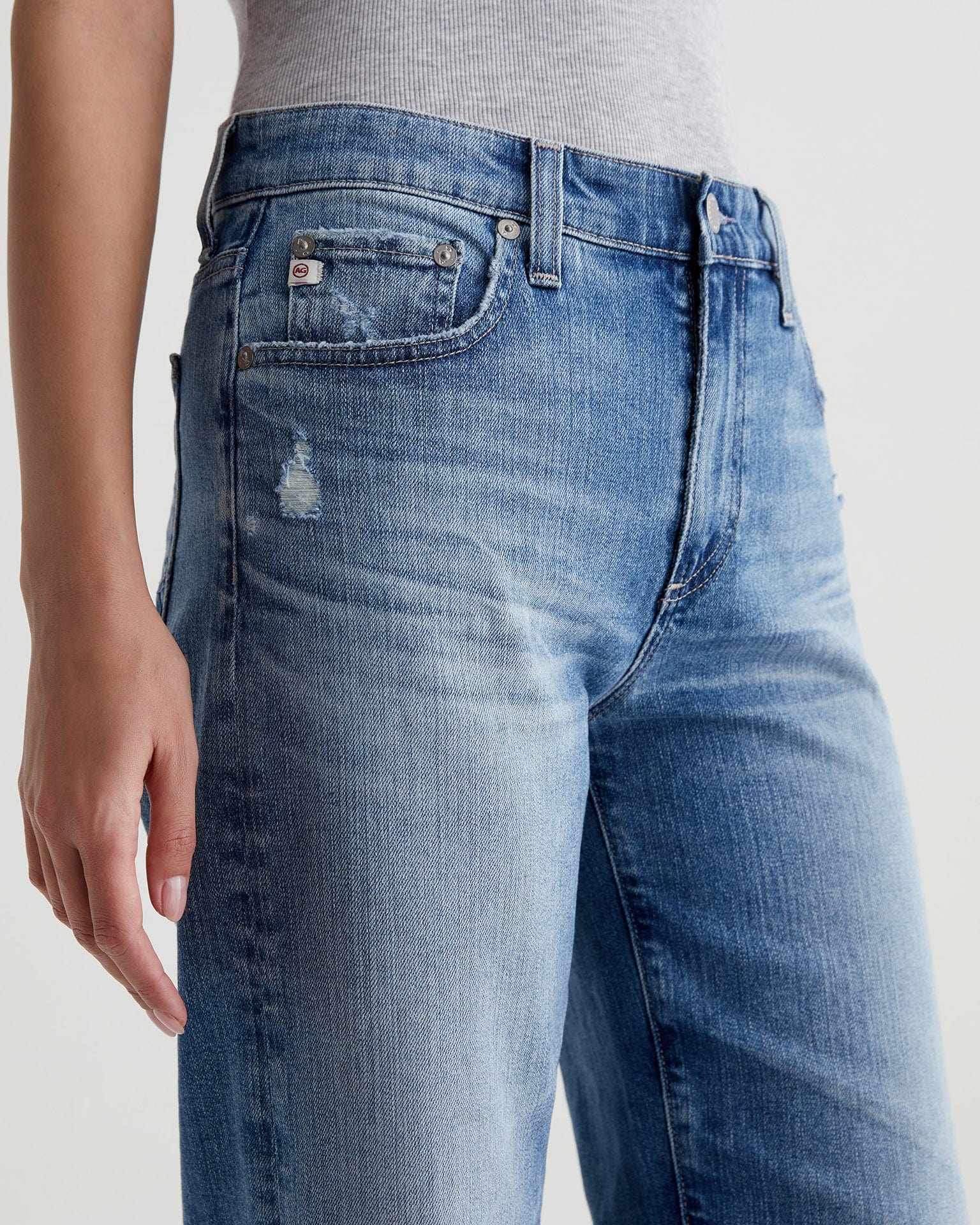 Saige Wide Leg Crop in 17Ys Wilshire