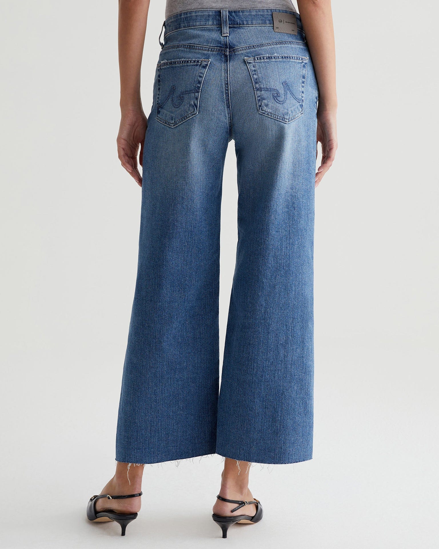 Saige Wide Leg Crop in 17Ys Wilshire