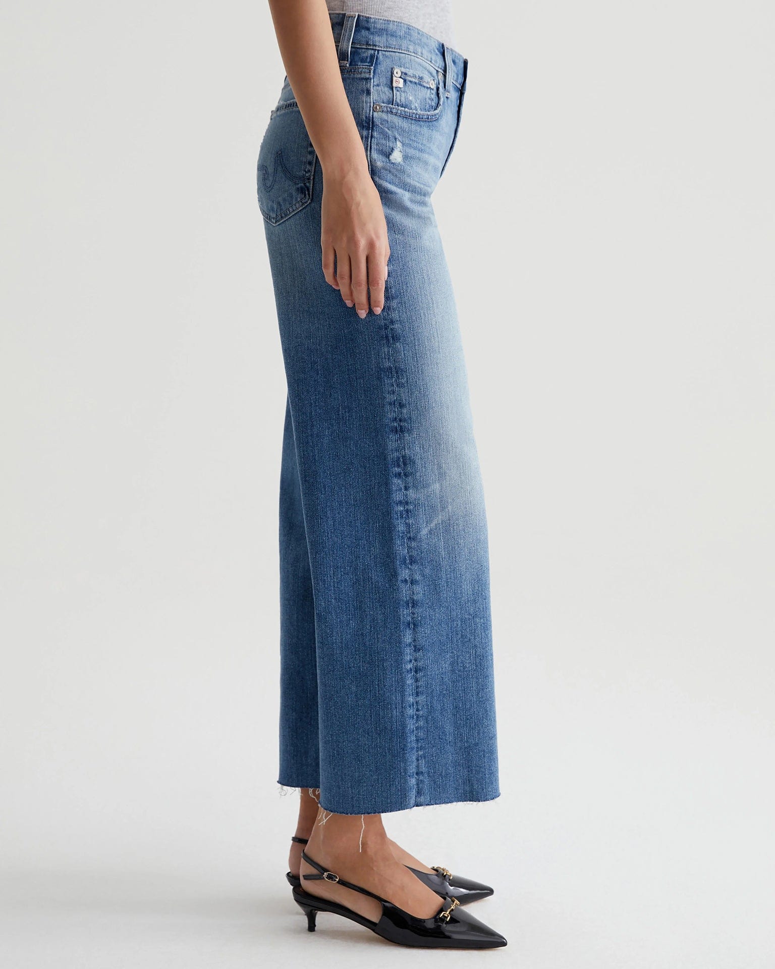 Saige Wide Leg Crop in 17Ys Wilshire