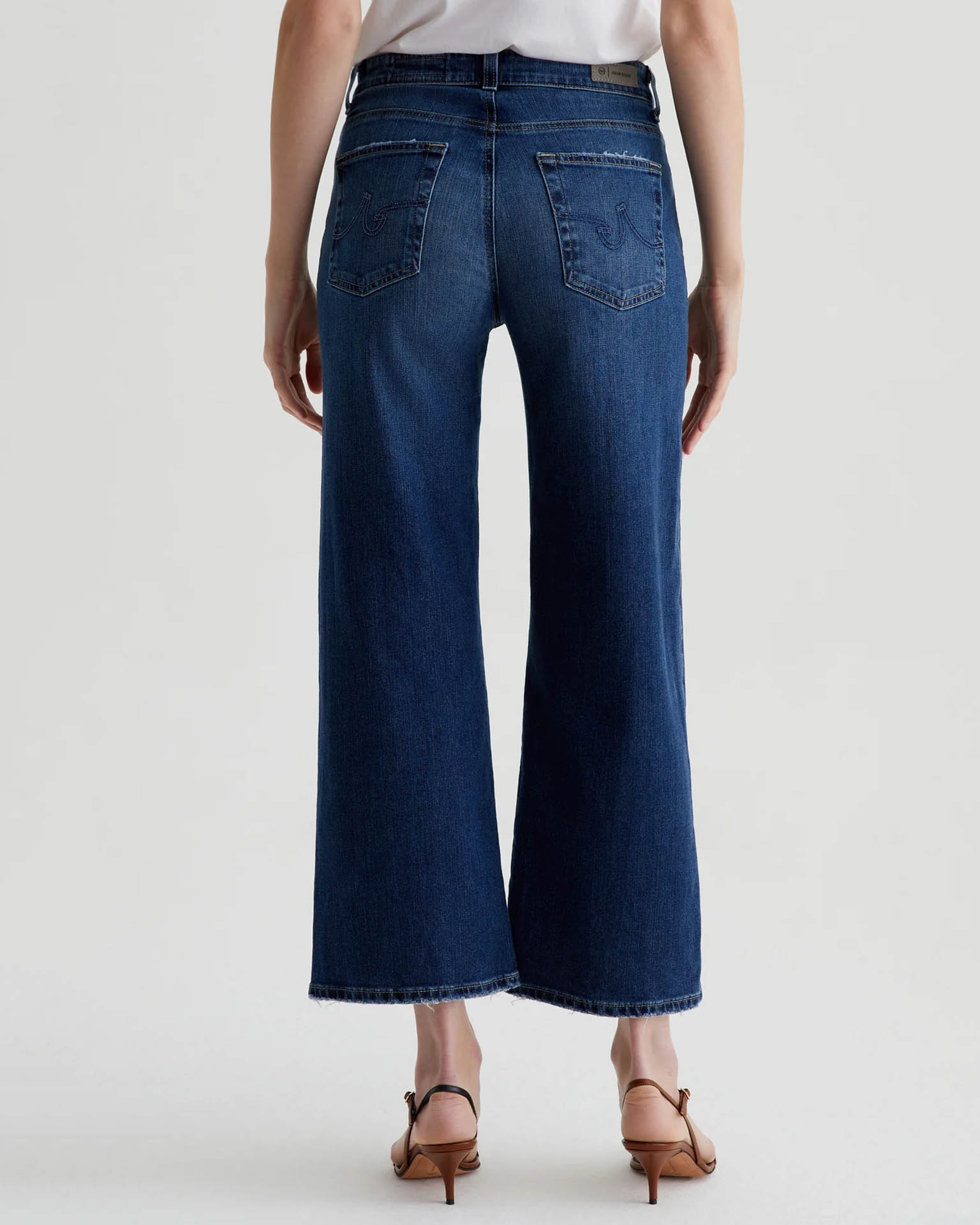 Saige Wide Leg Crop in 7Ys La Jolla