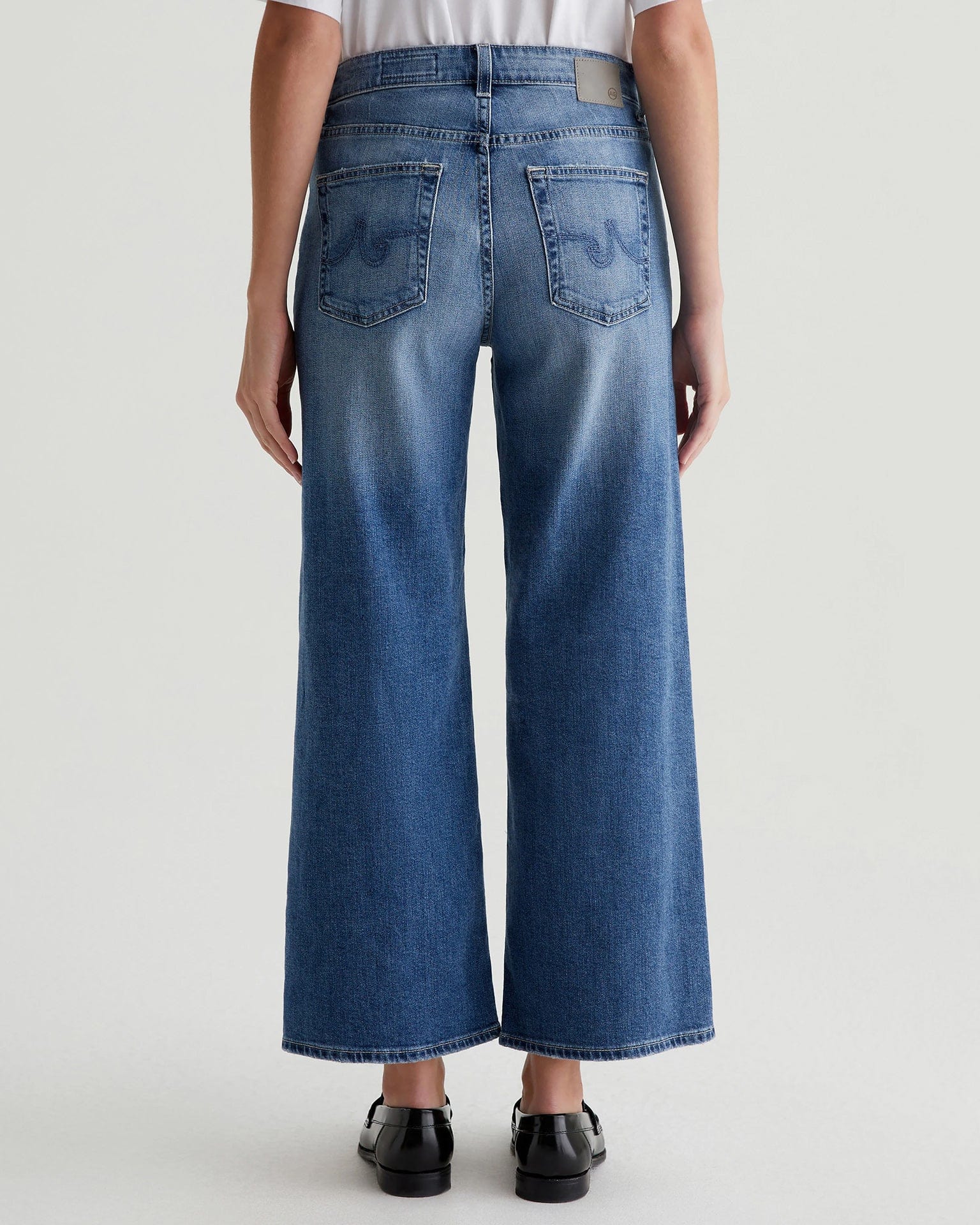 Saige Wide Leg Crop in Bell Canyon