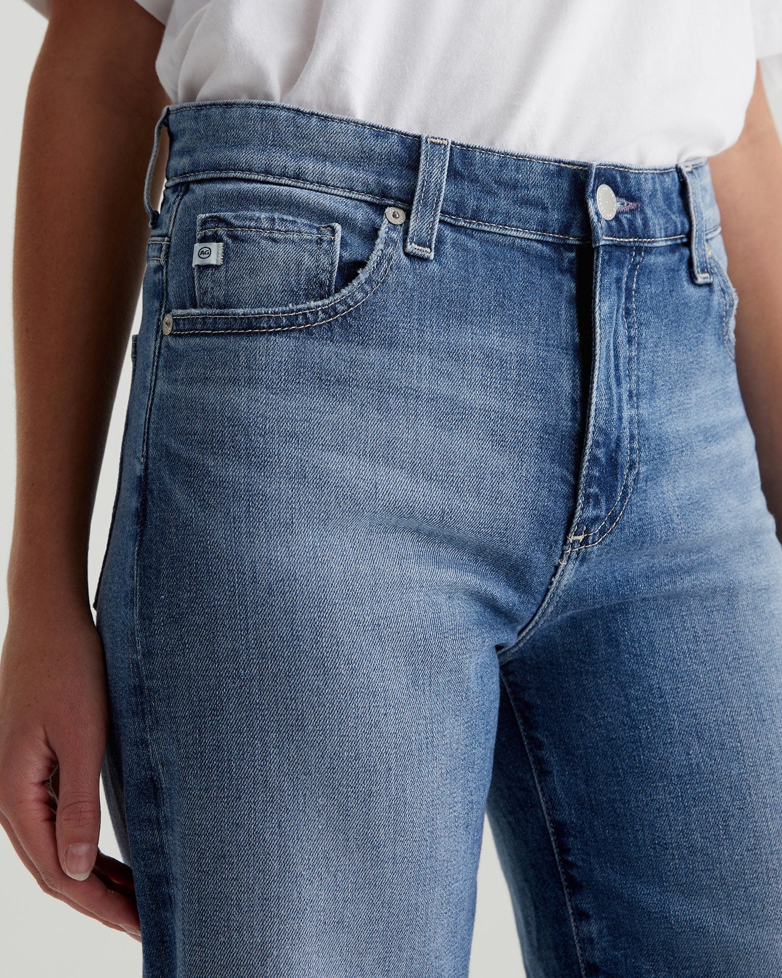 Saige Wide Leg Crop in Bell Canyon