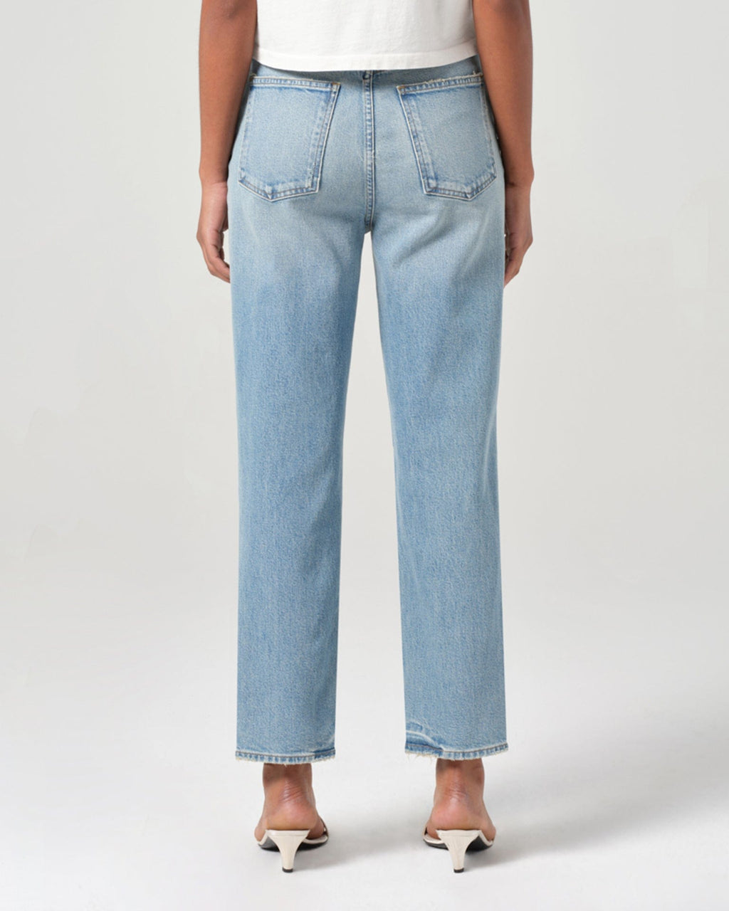 90s Pinch Waist Crop in Ripple