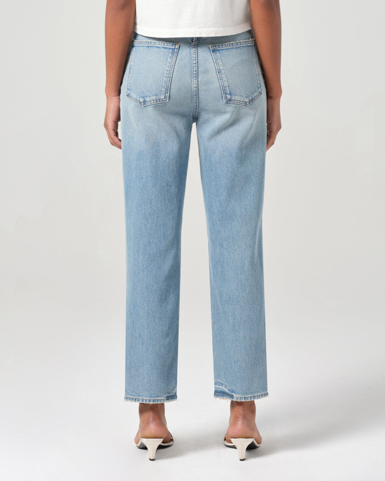 90s Pinch Waist Crop in Ripple