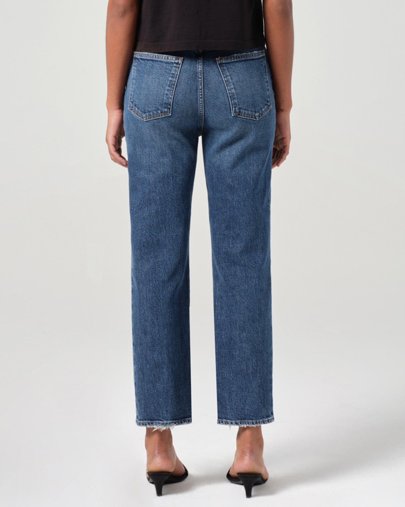 90s Pinch Waist Crop in Solace