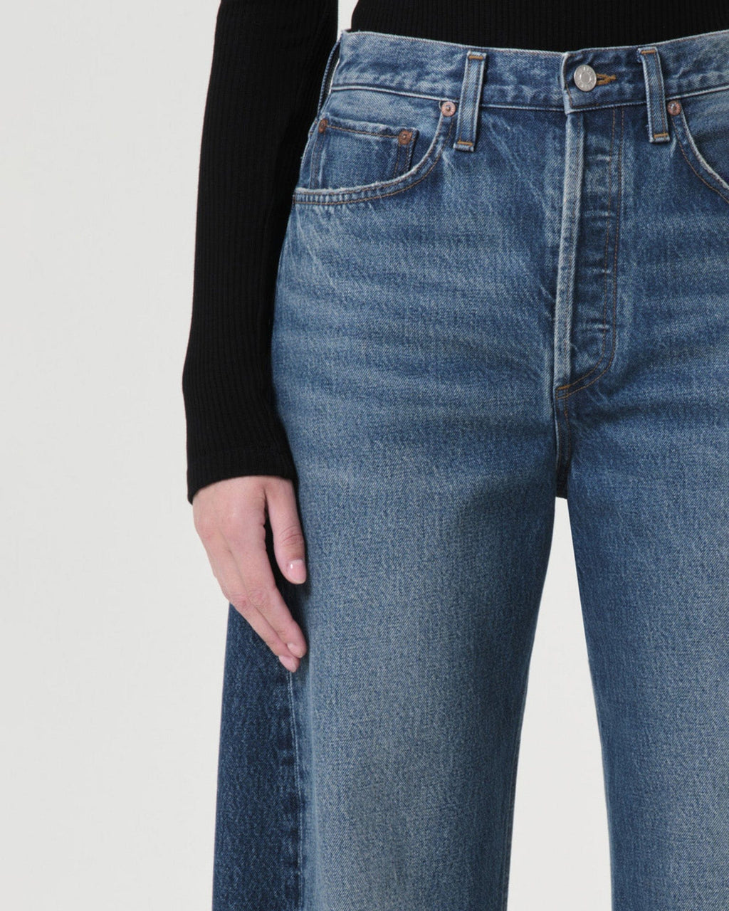 Luna Pieced Jean in Split