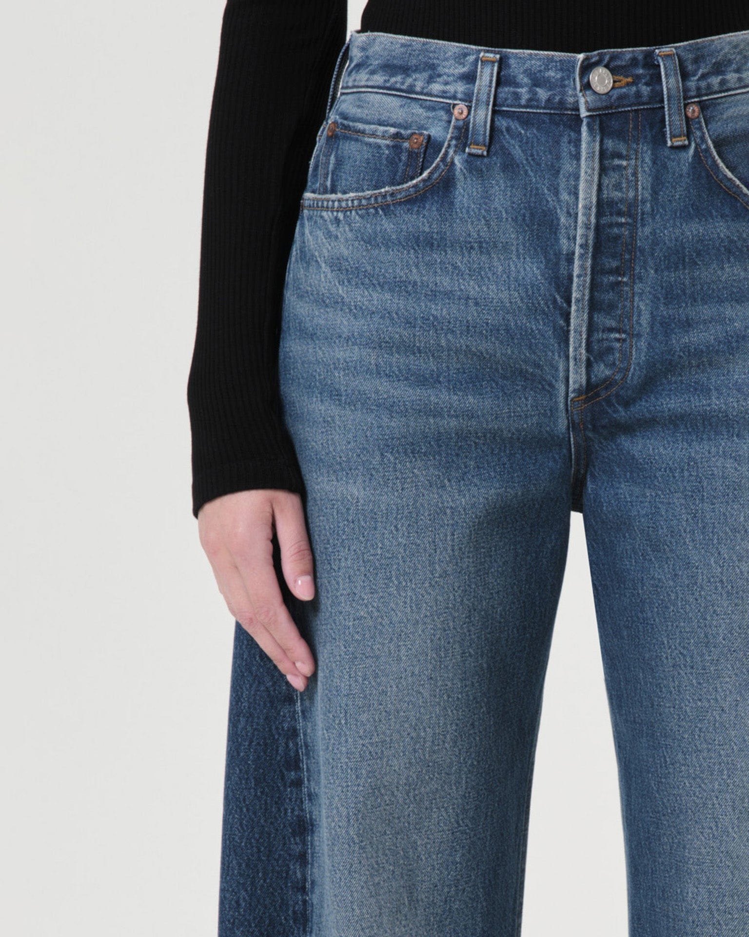 Luna Pieced Jean in Split