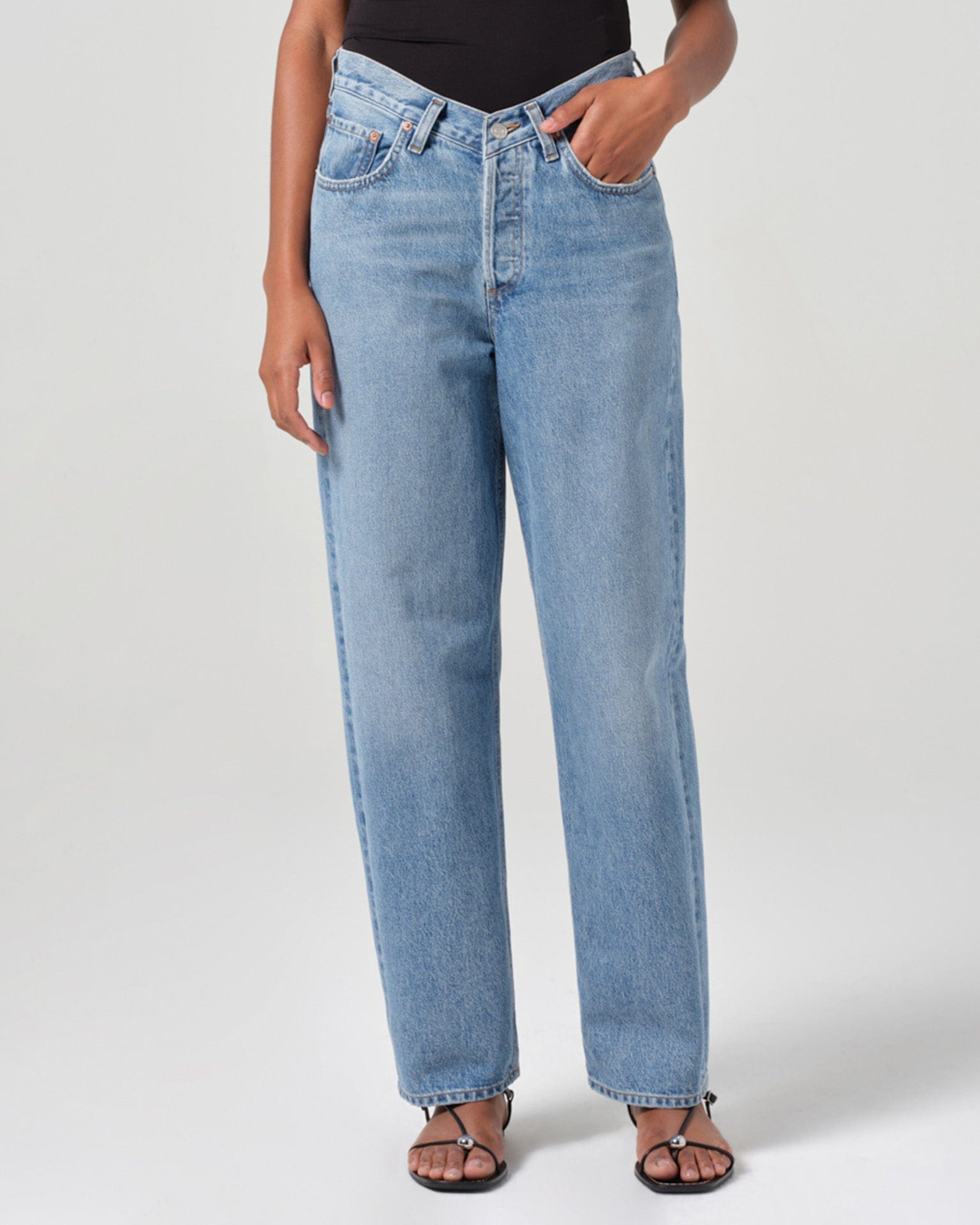 V-Waist Baggy in Fairway