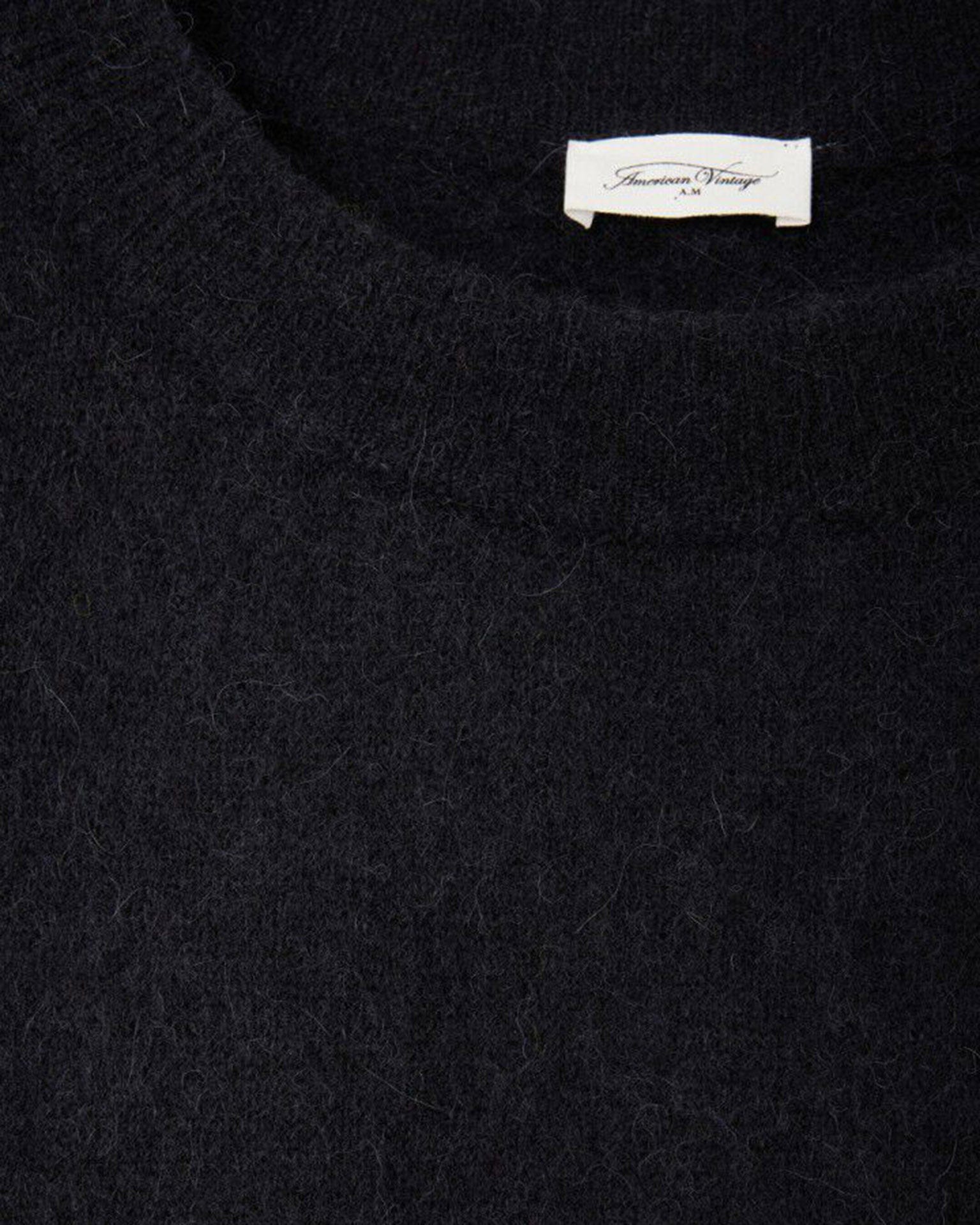 Vito Boatneck Sweater in Noir