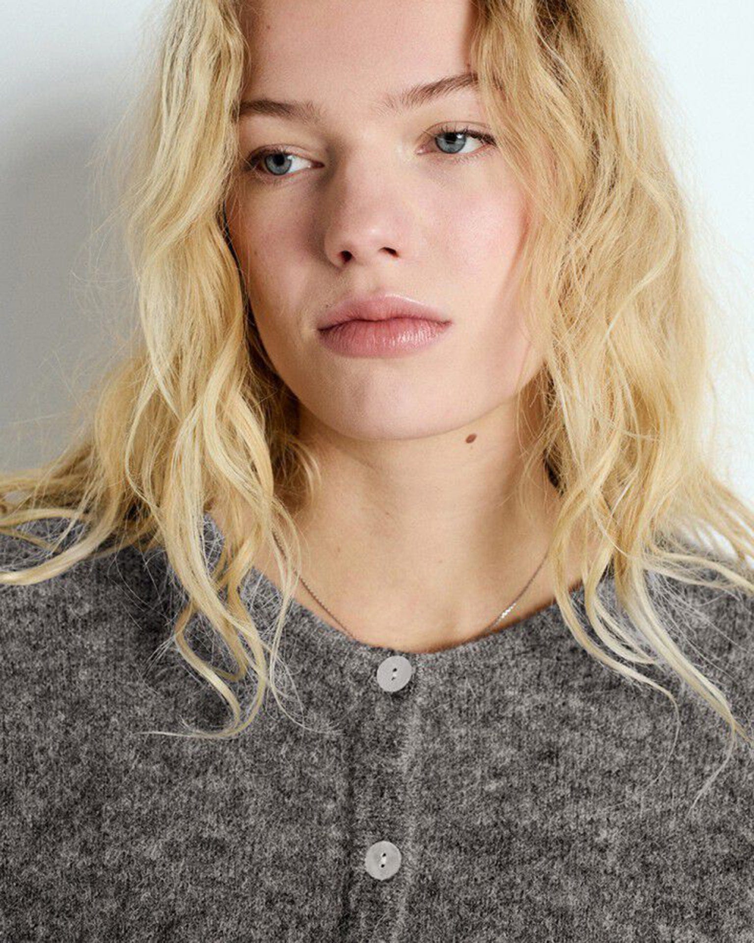 Vito Cardigan in Acier Chine