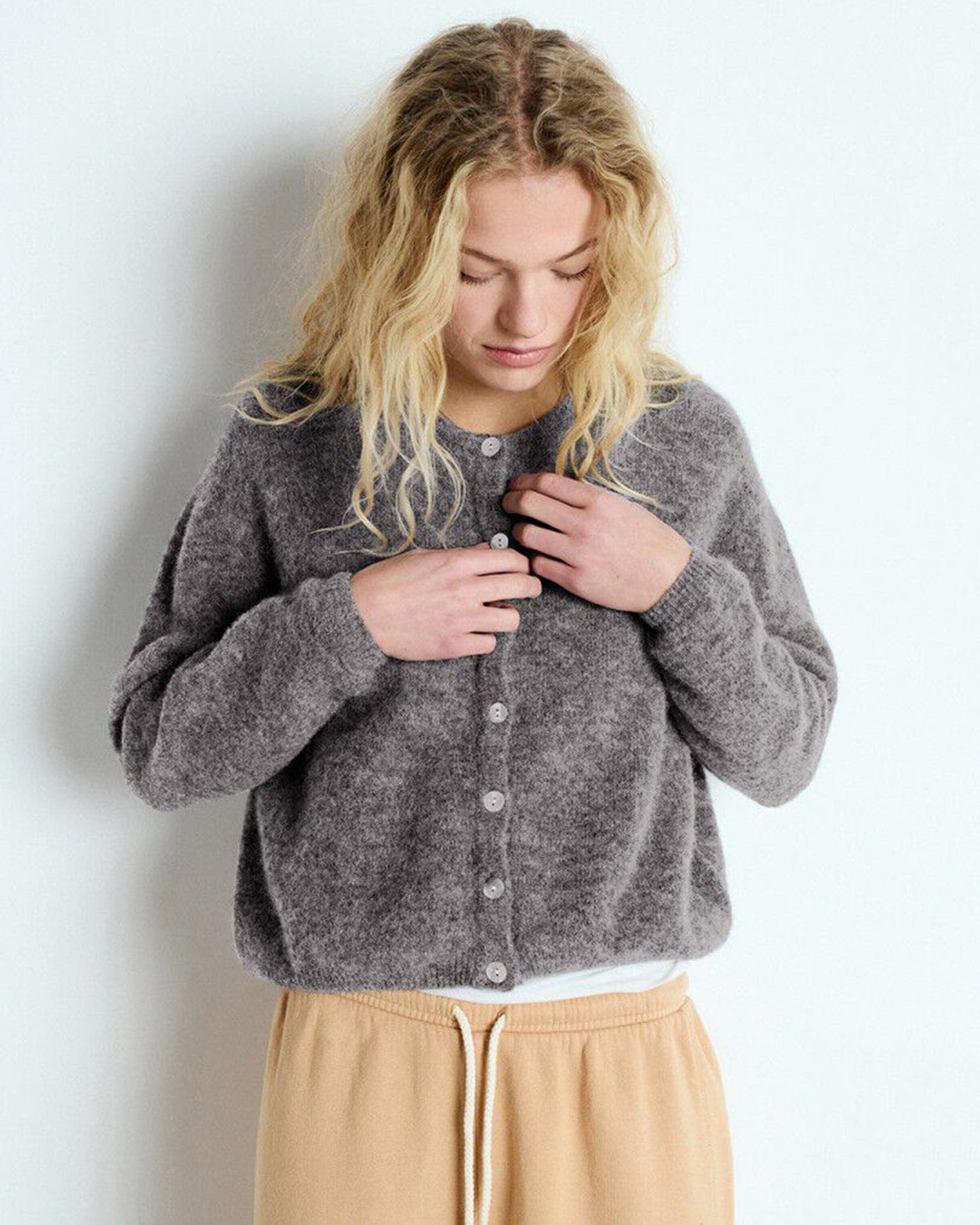 Vito Cardigan in Acier Chine