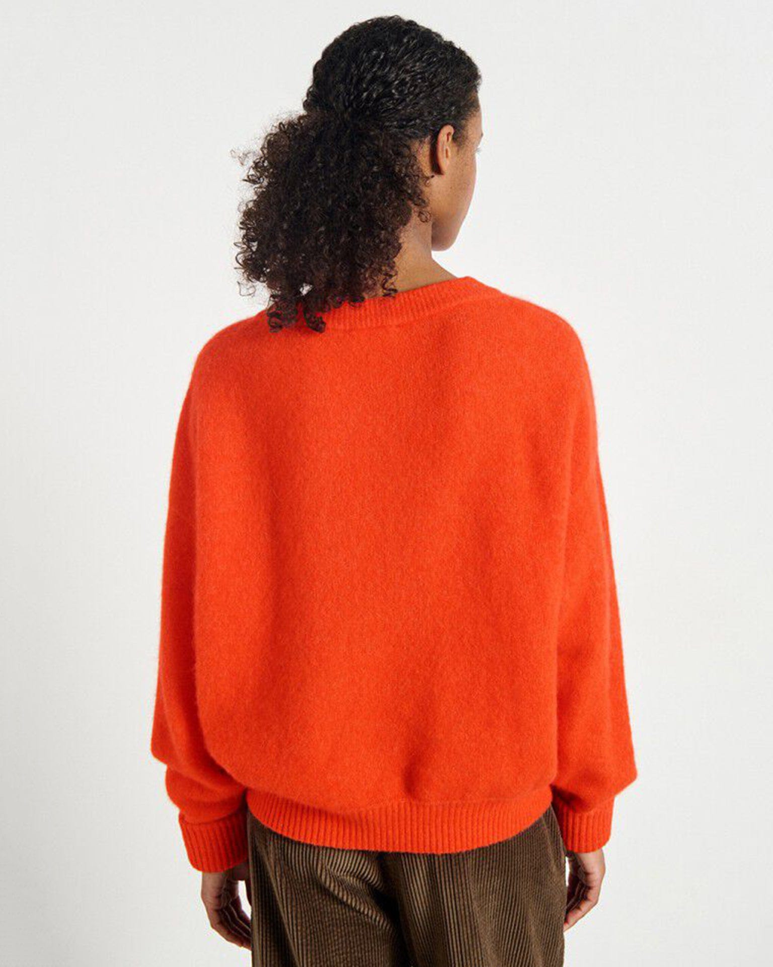 Vito Crewneck Sweater in Gaspacho Chine