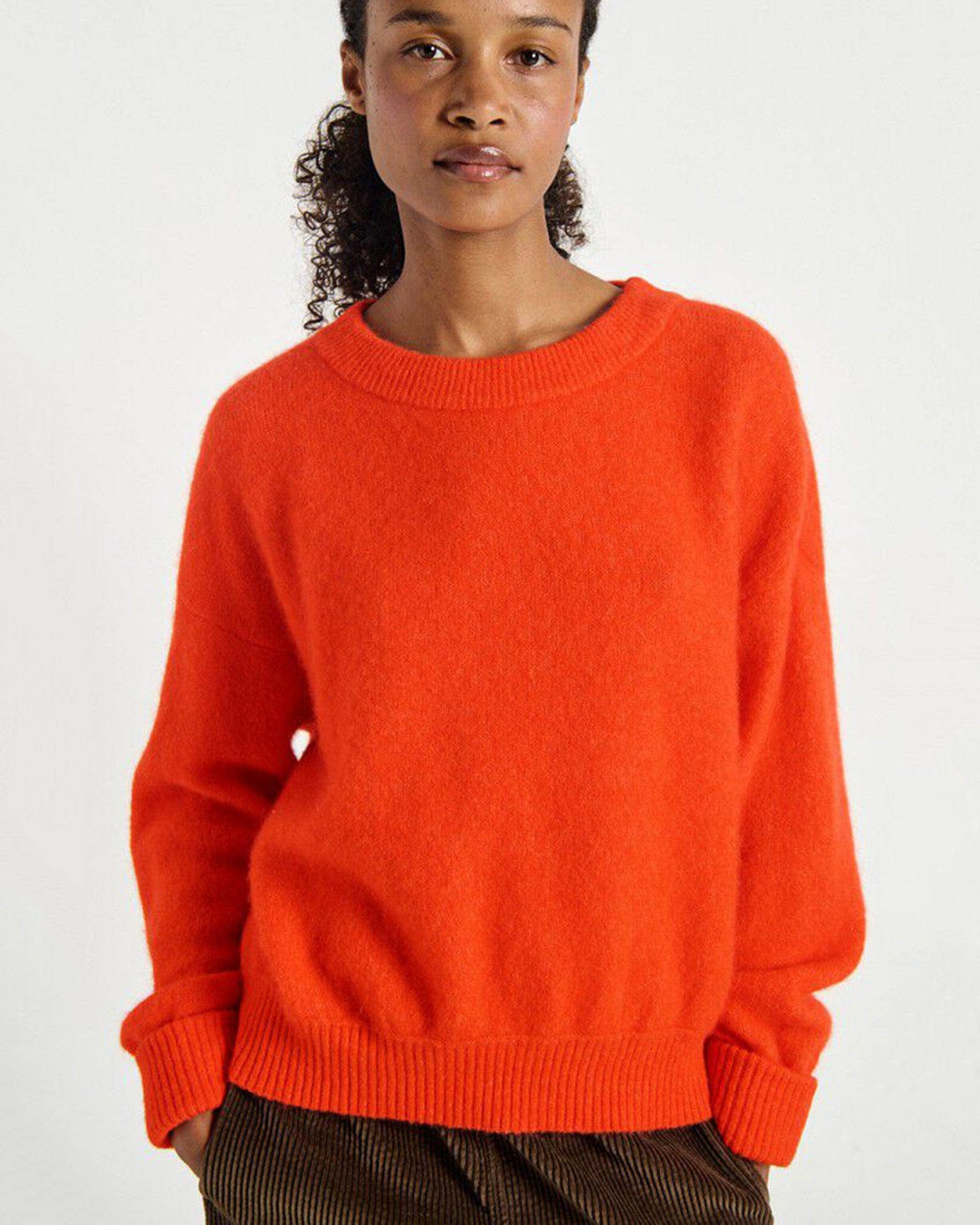Vito Crewneck Sweater in Gaspacho Chine