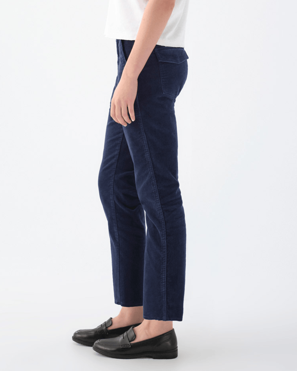 Corduroy Easy Army Trouser in Neptune