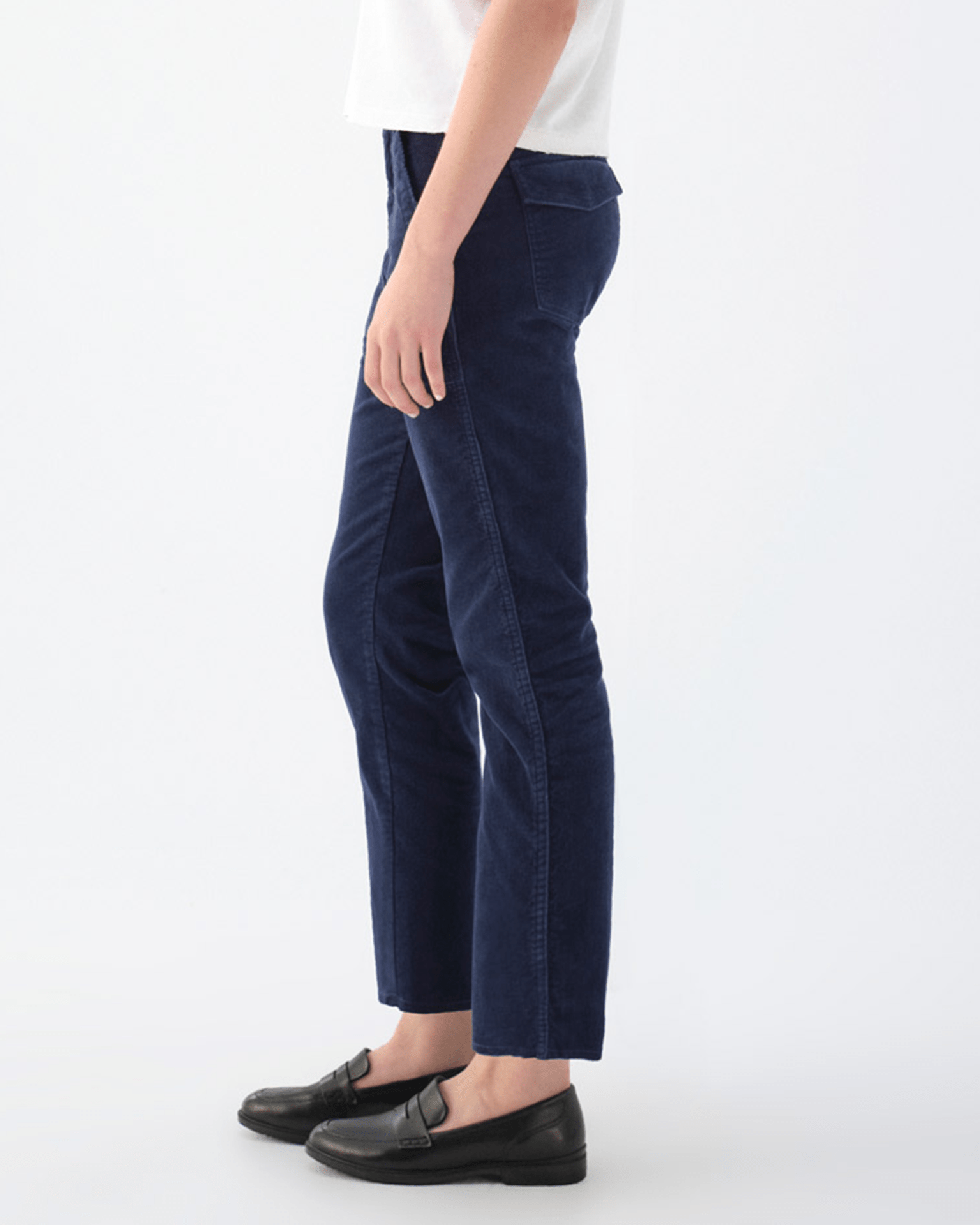 Corduroy Easy Army Trouser in Neptune