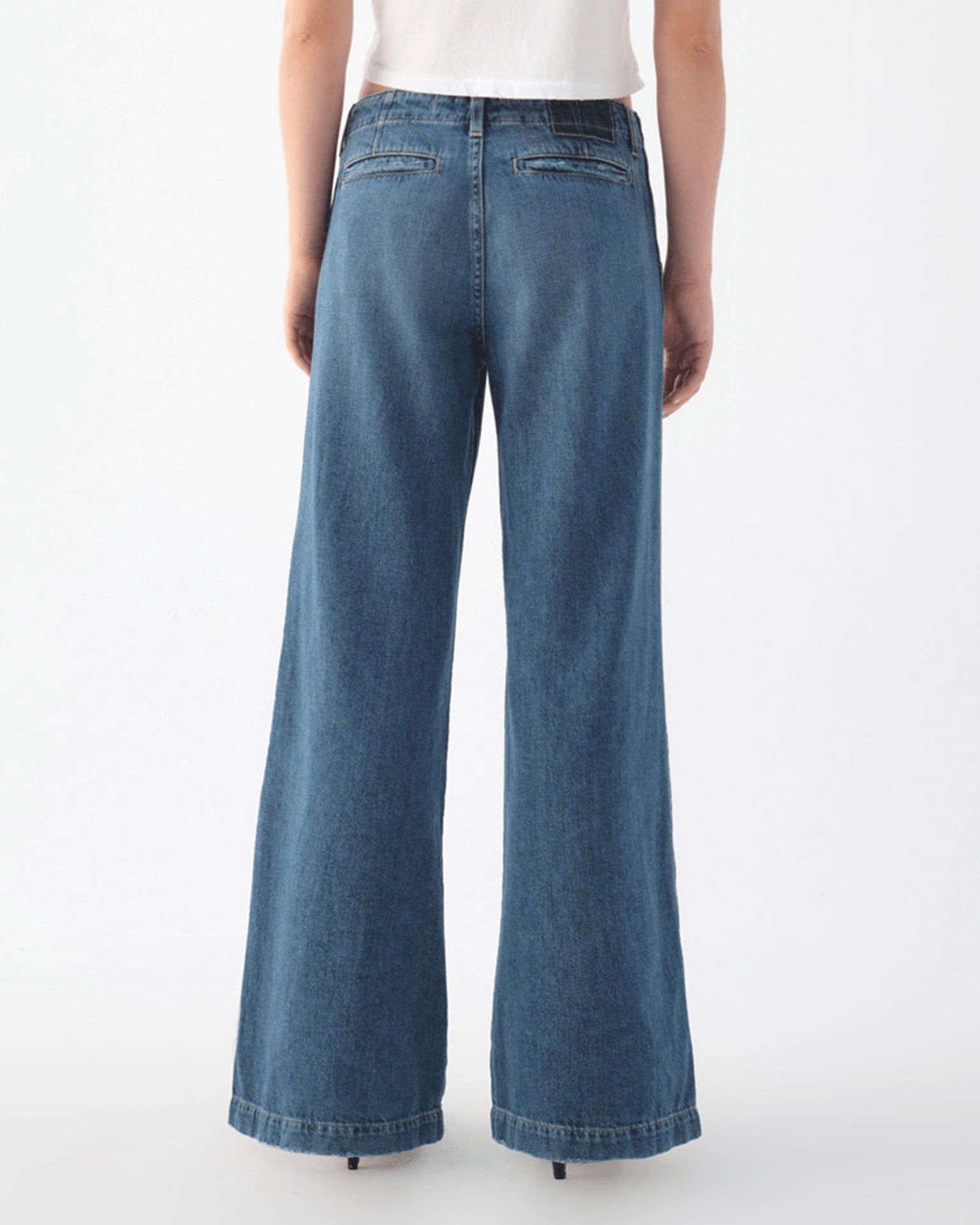 Edith Wide Leg Trouser in Romance