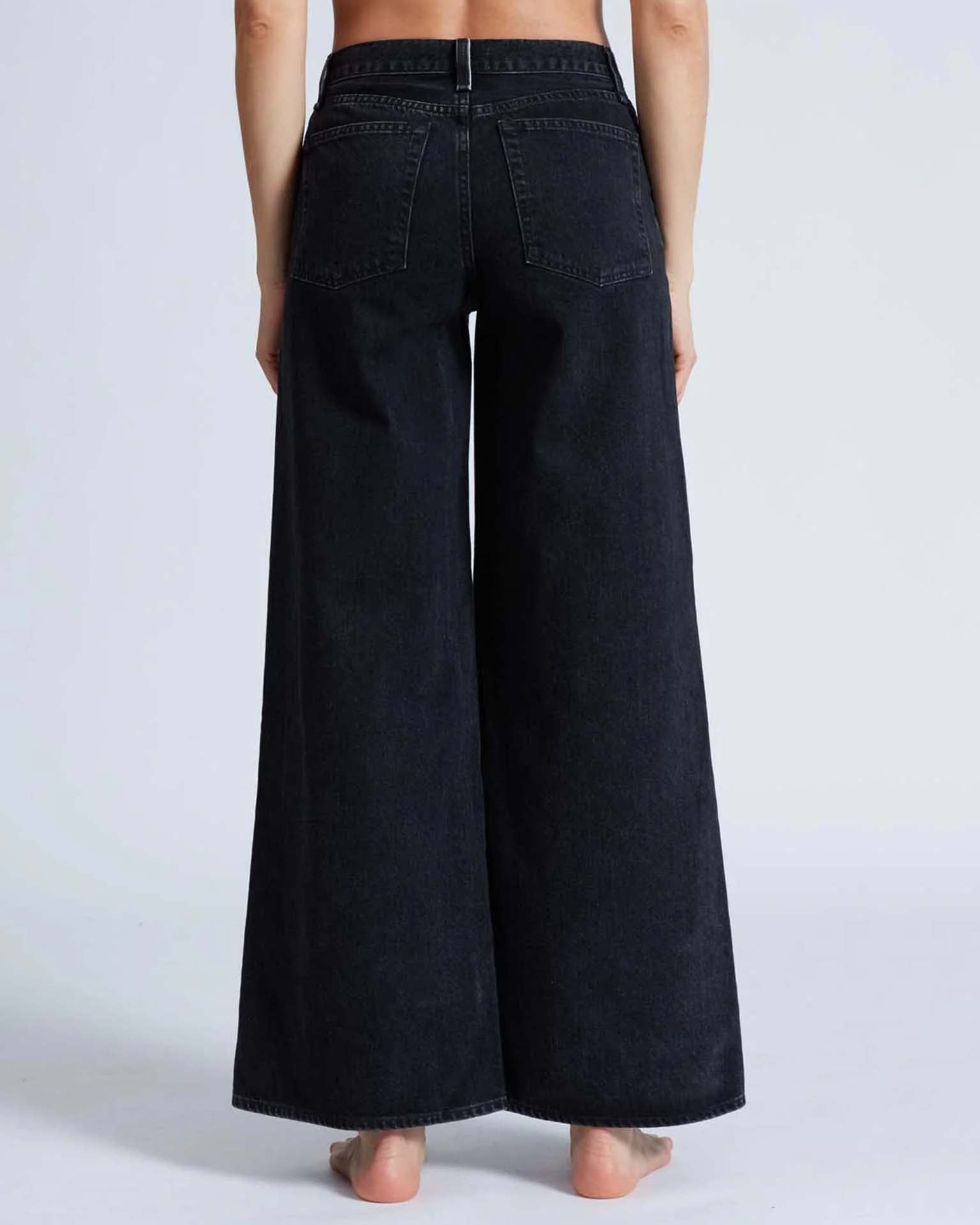 Atomic Wide Leg in Stone