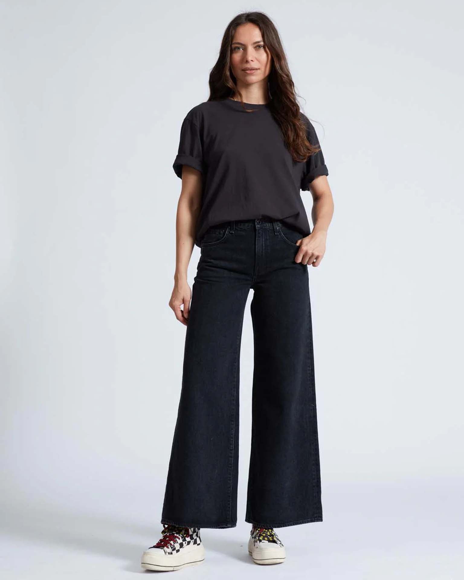 Atomic Wide Leg in Stone