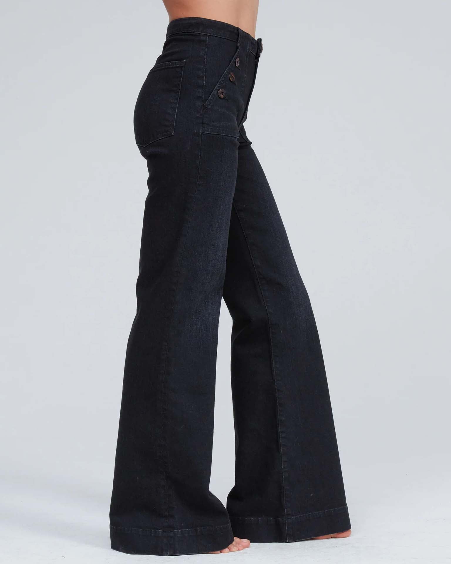 Brick House Wide Leg in Rock