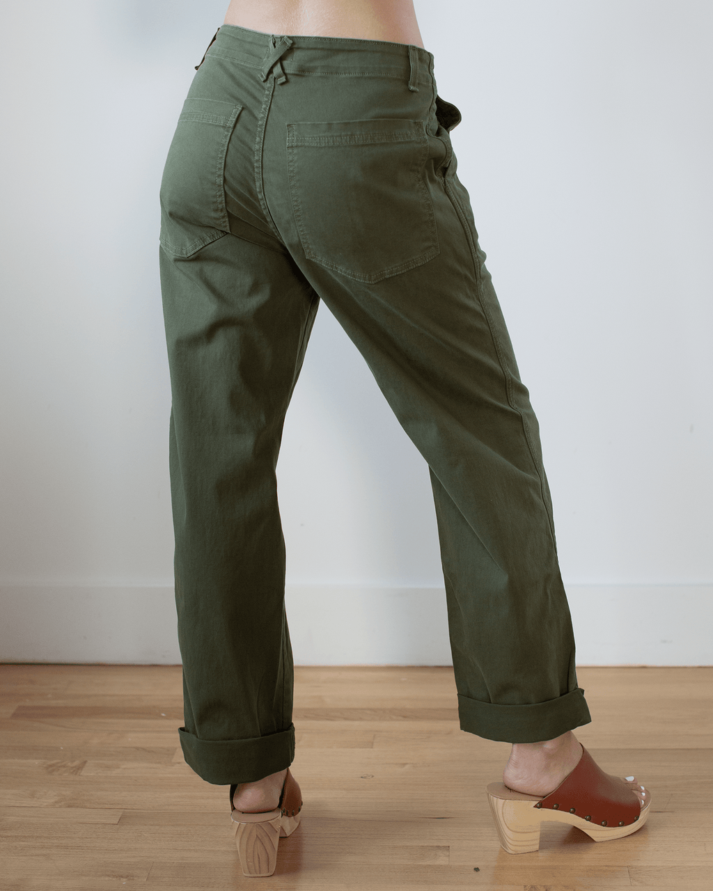 Chino Twill in Fatigue