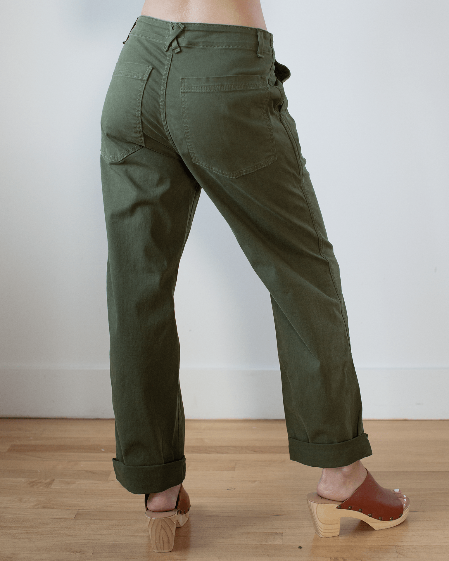 Chino Twill in Fatigue