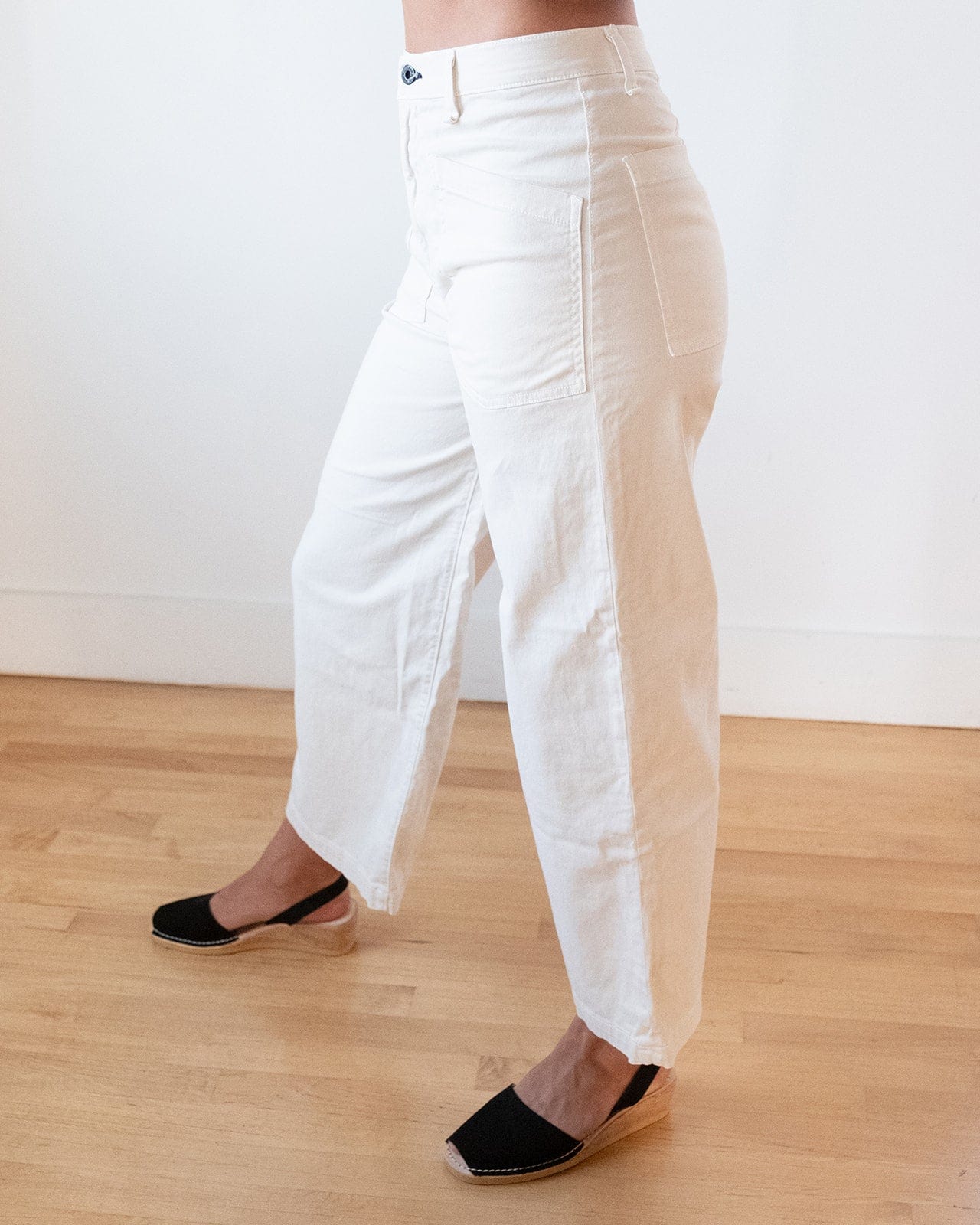 Virginia Pant in Bone