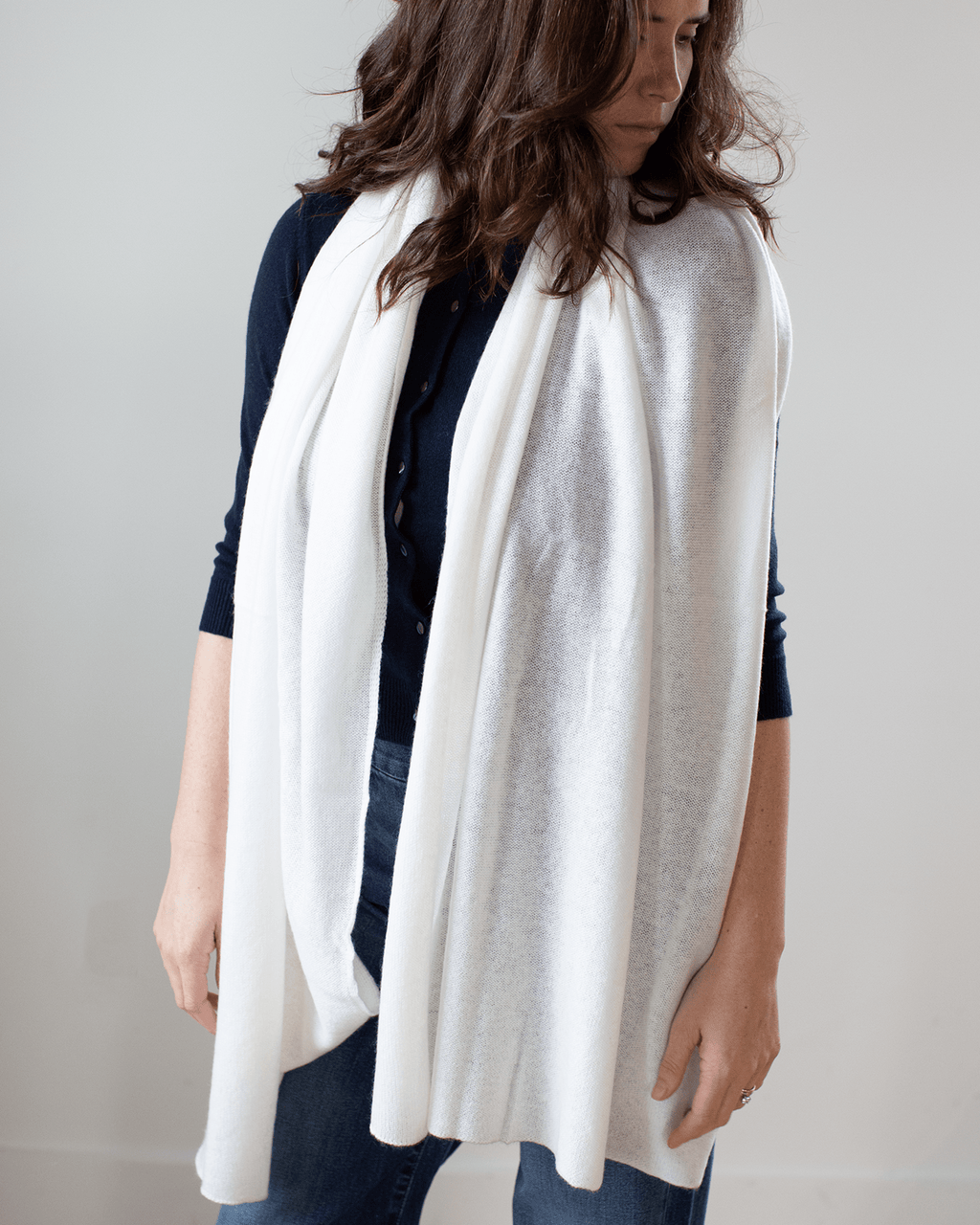 Featherweight Wrap in Chalk