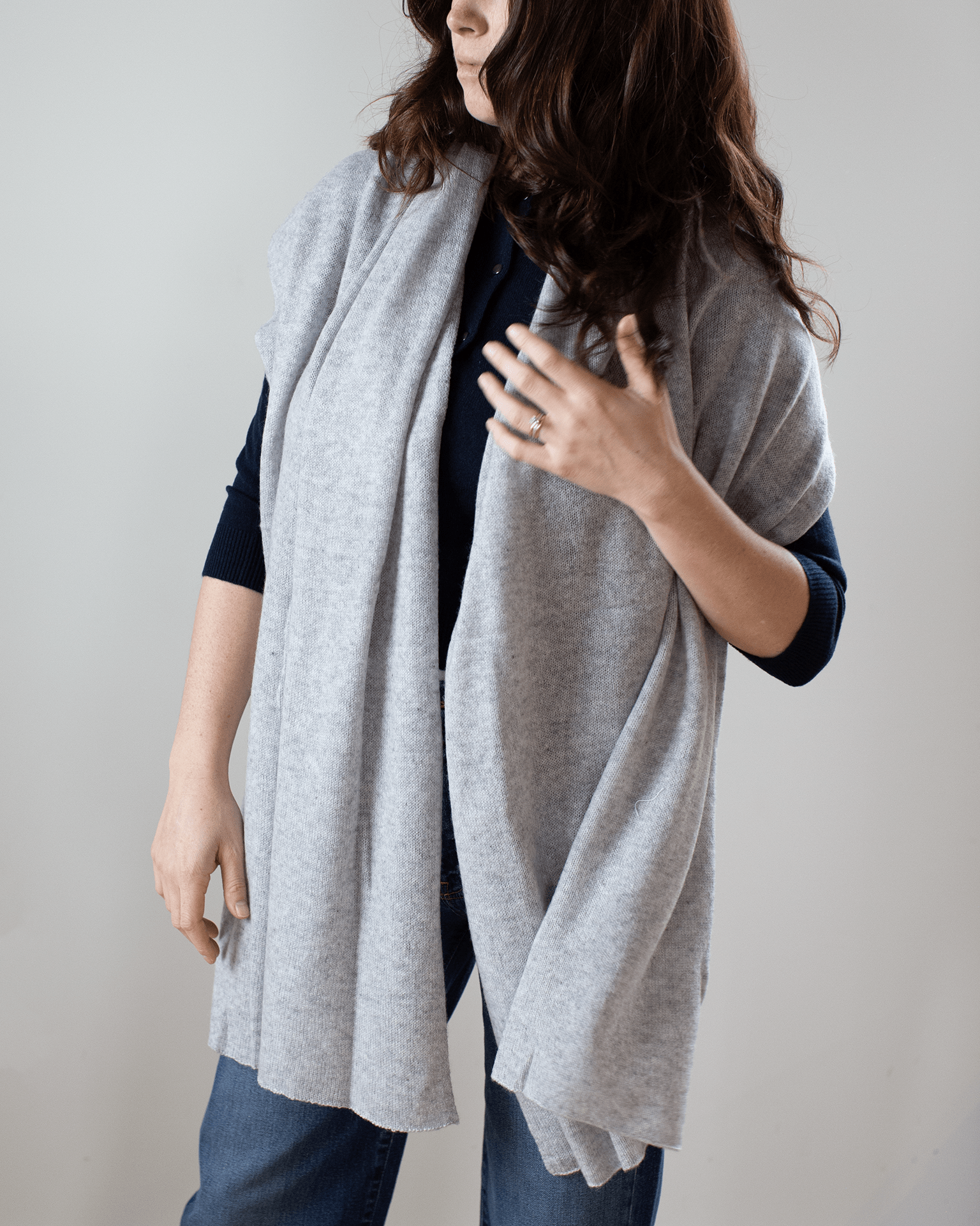 Featherweight Wrap in Sweatshirt