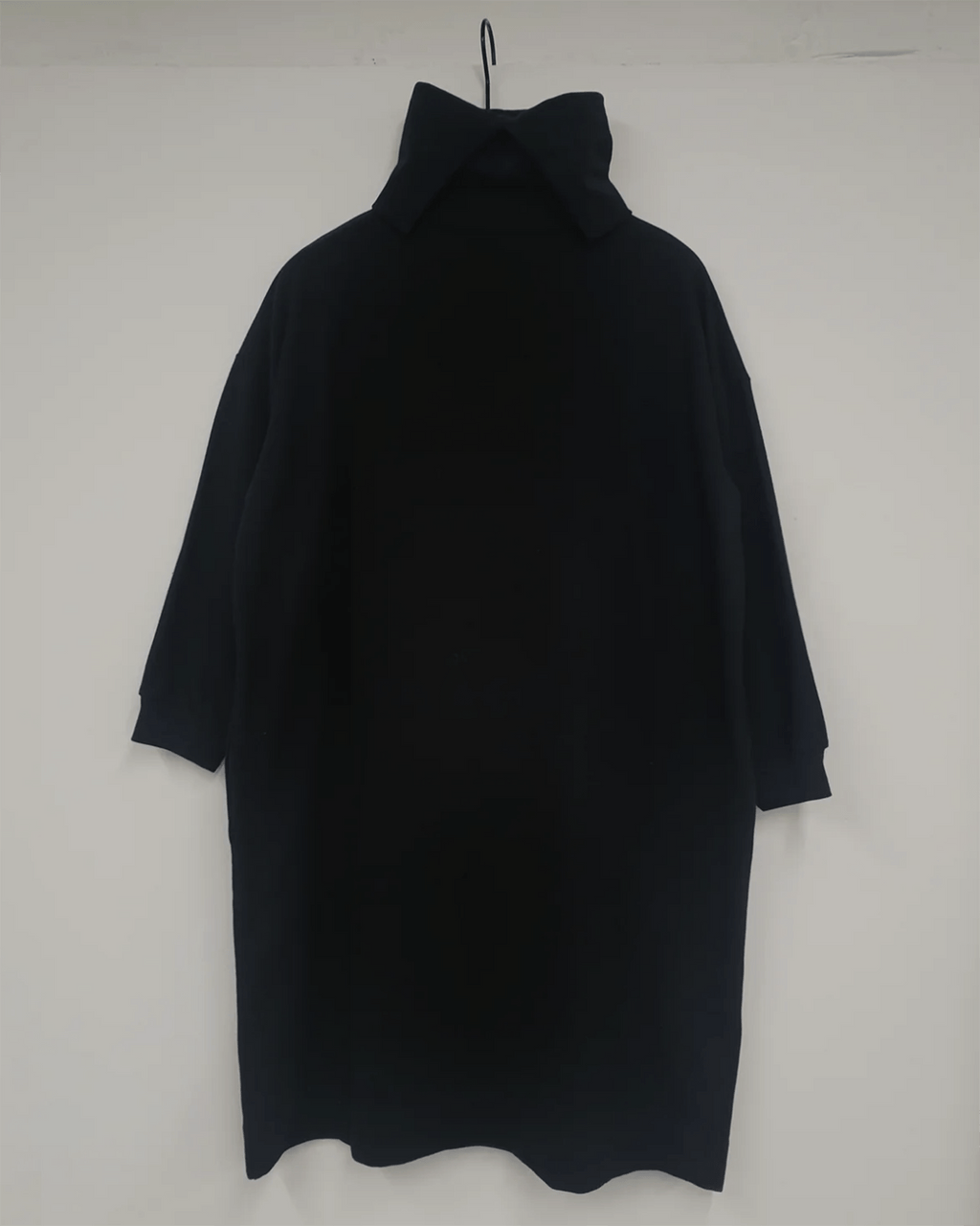 Orini Organic Cttn Felpe Dress in Black