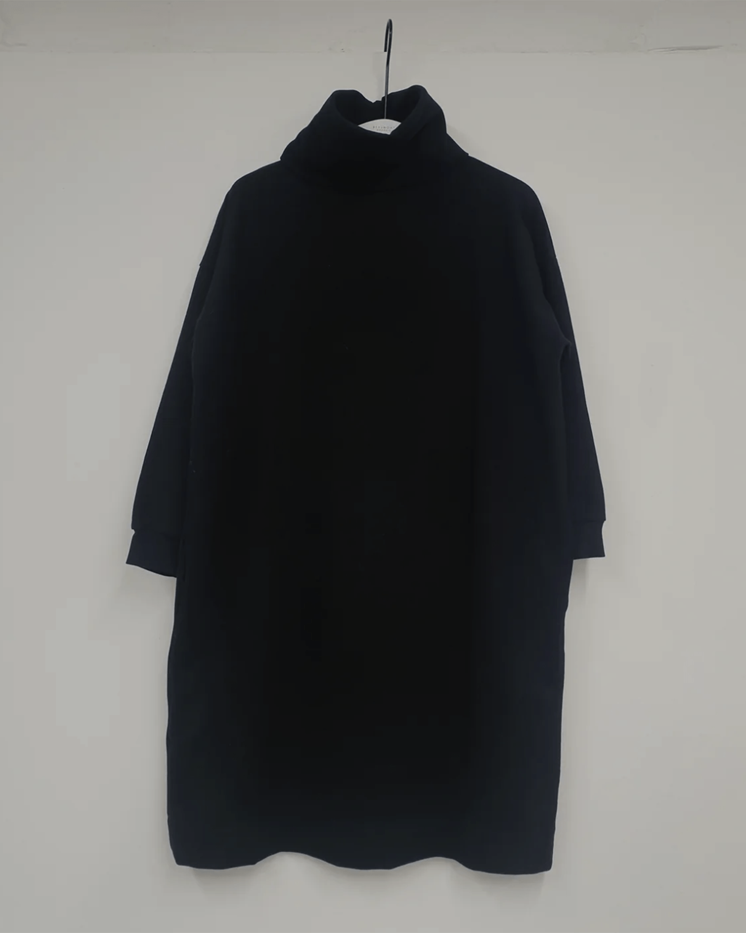 Orini Organic Cttn Felpe Dress in Black