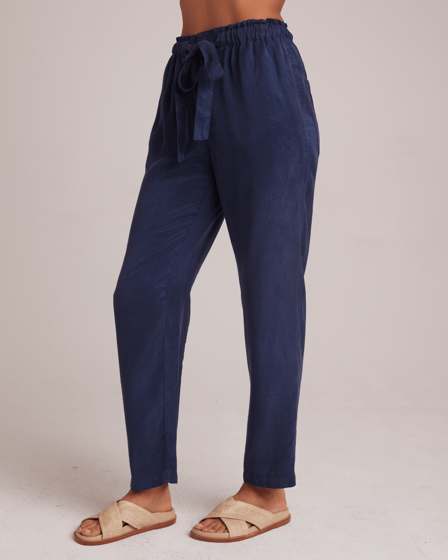 Rose Easy Trouser in Brazilian Navy
