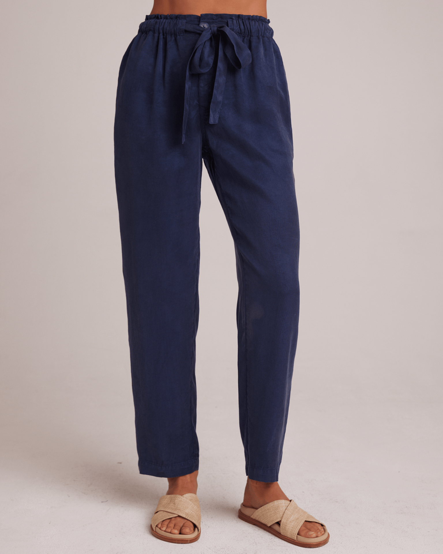Rose Easy Trouser in Brazilian Navy