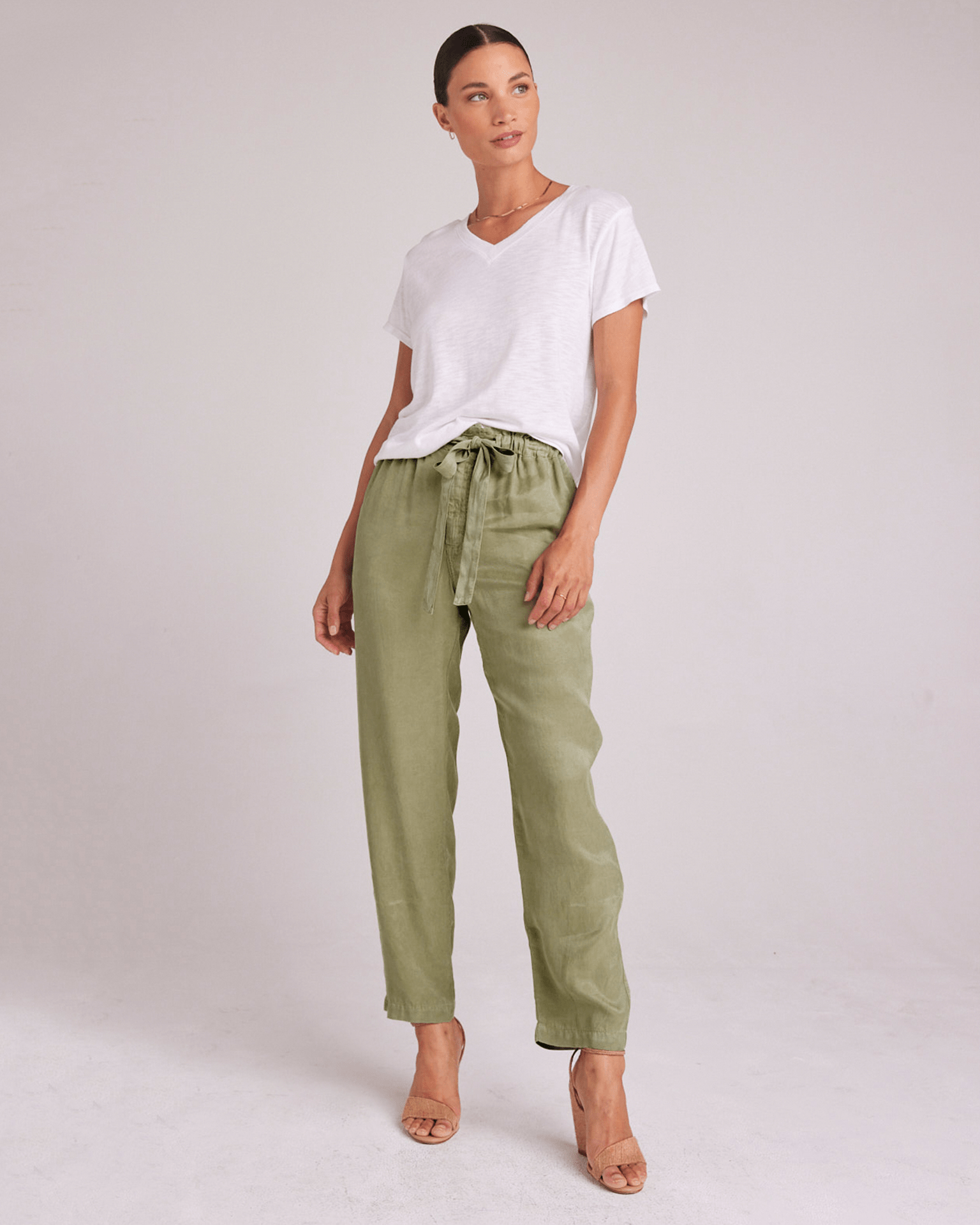 Rose Easy Trouser in Dried Herb