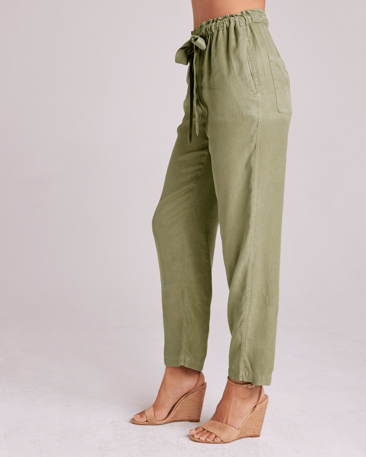 Rose Easy Trouser in Dried Herb