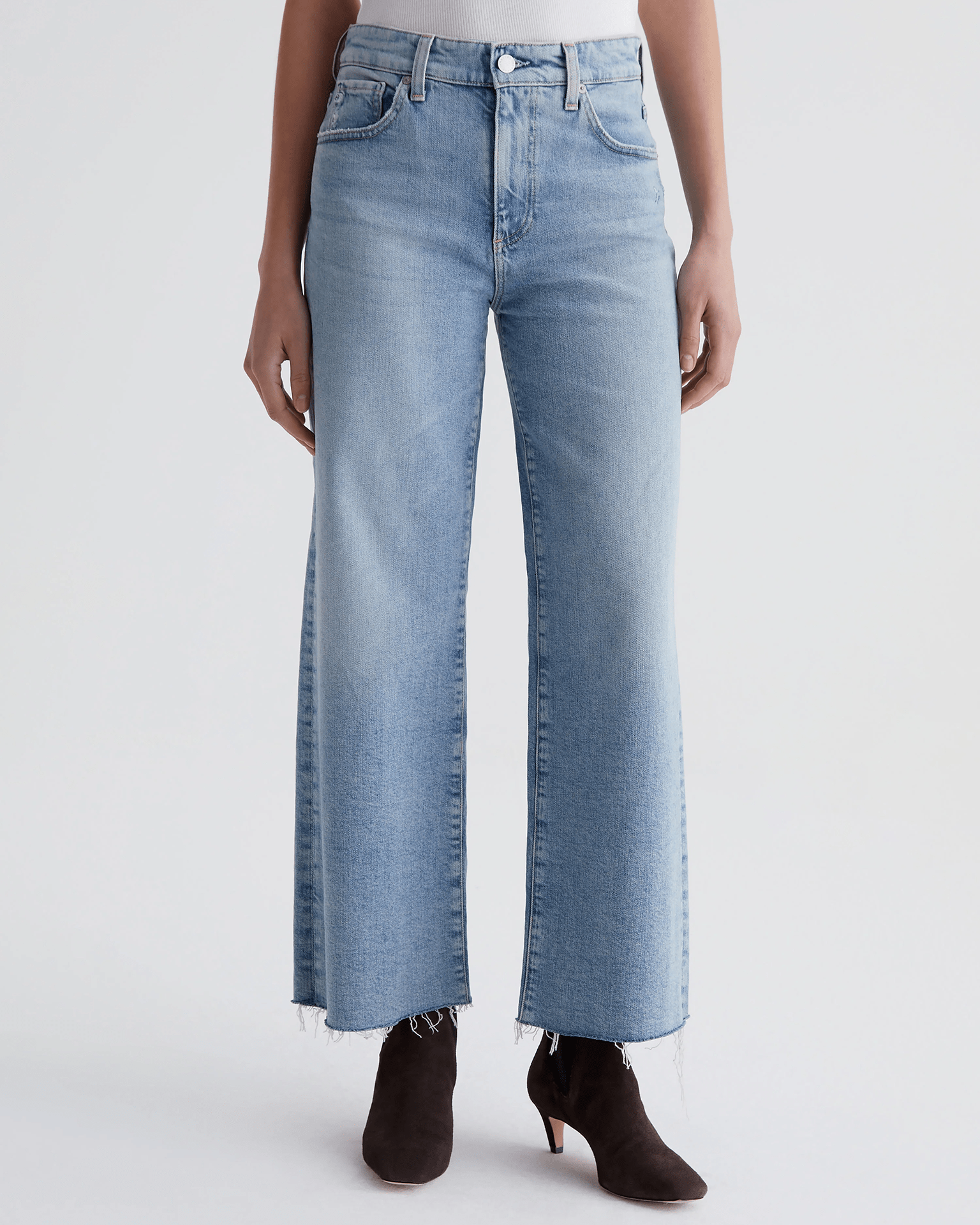 Saige Wide Leg Crop in Eclipsed