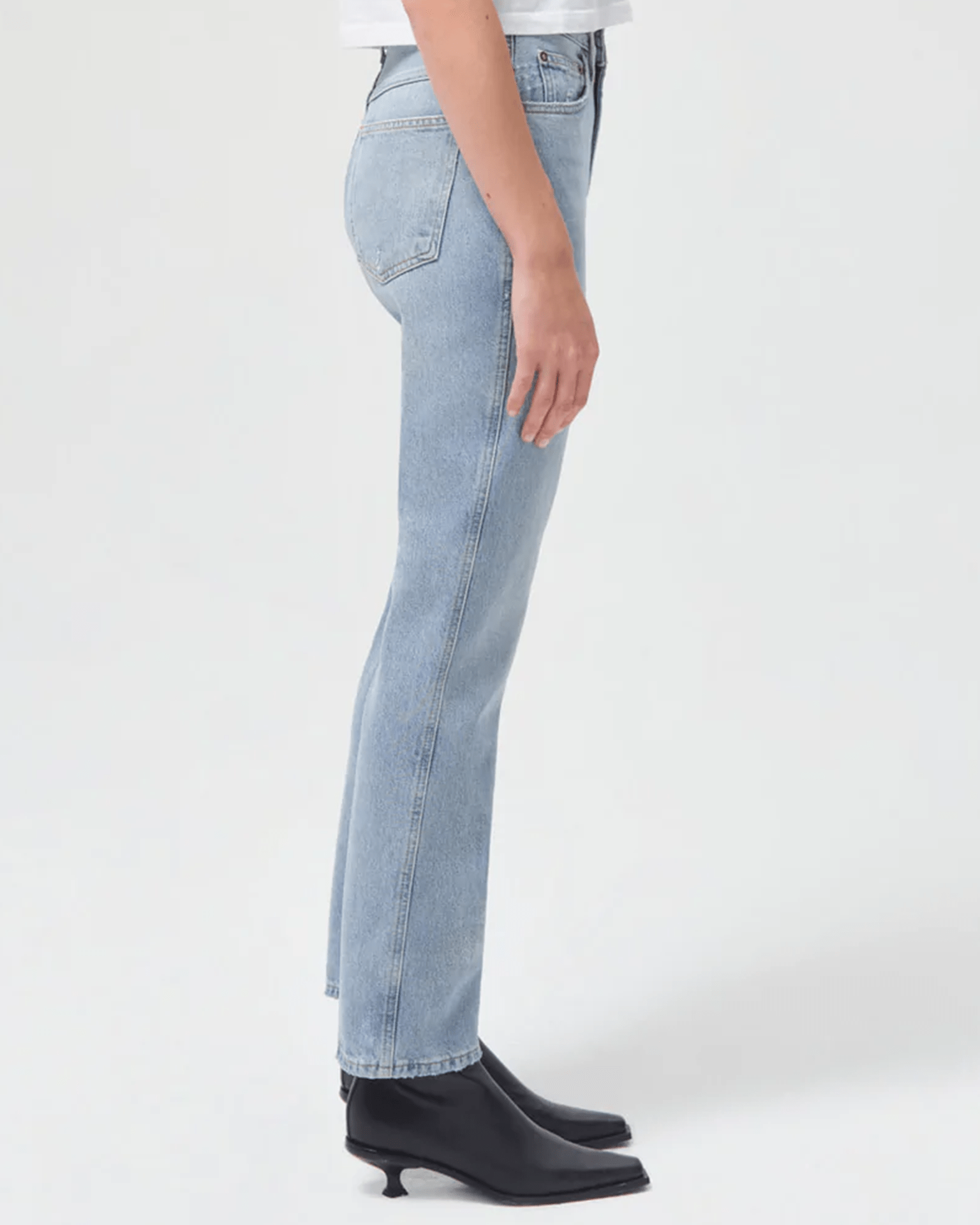 Pinch Waist Jean in Riptide